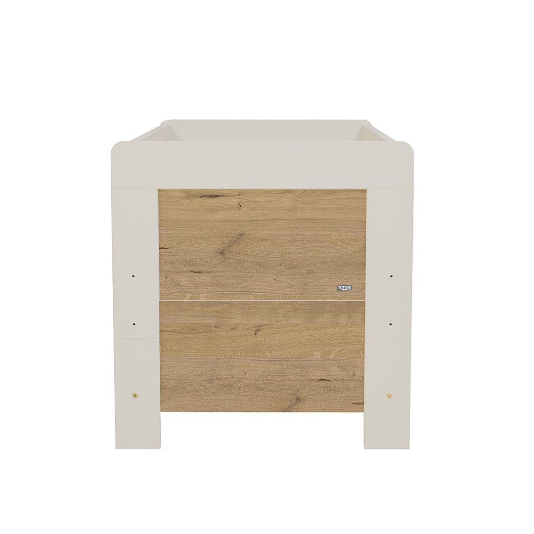  Tutti Bambini Essentials Alba Cot Bed - White Sand/ Distressed Oak、mySite、merchandisen