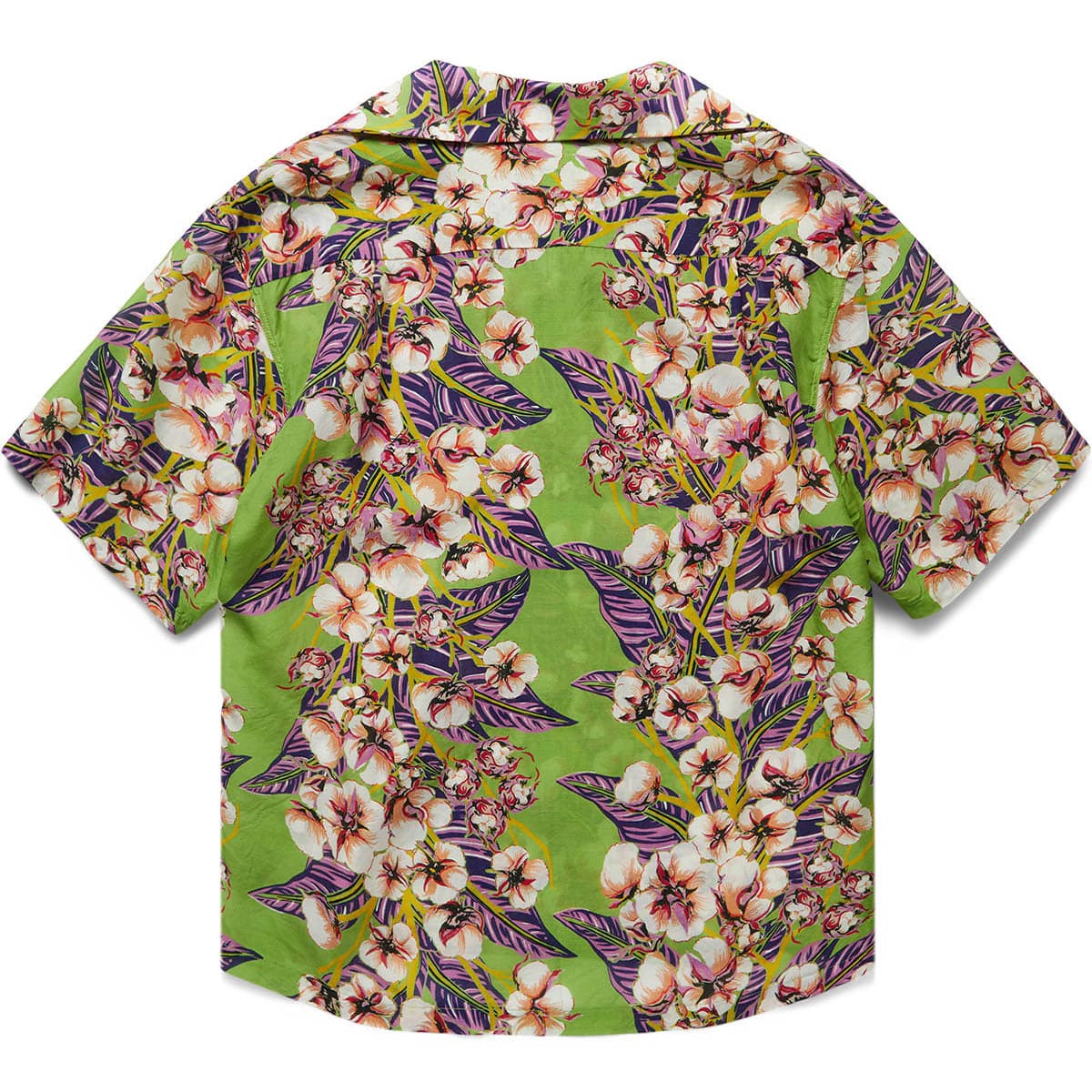 SILK RAYON COTTON-FLOWER WRANGLE COLLAR ALOHA SHIRT、mySite、zt4zffjzw