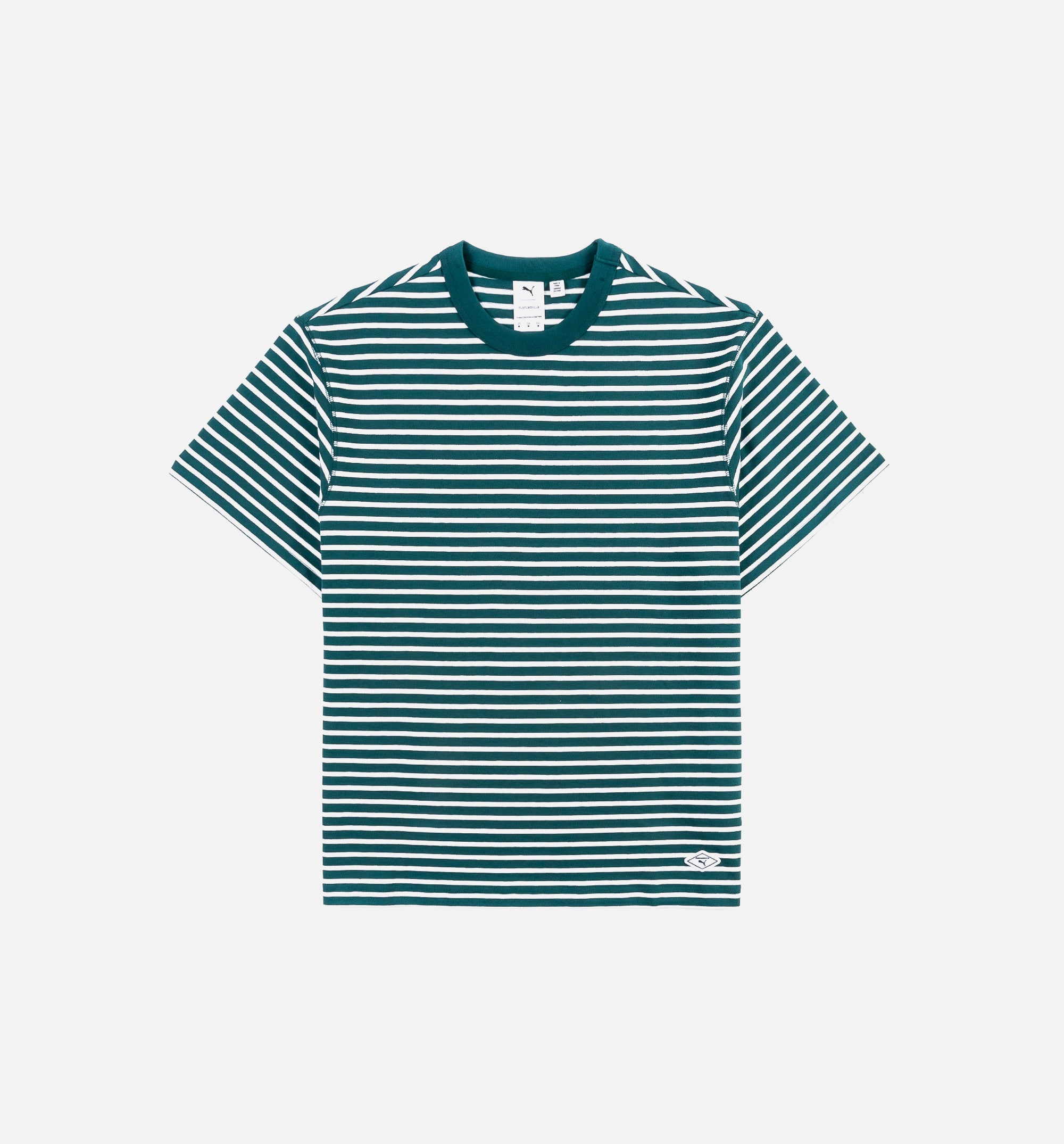Nanamica Striped Mens Short Sleeve Shirt - Green、mySite、dreamappss