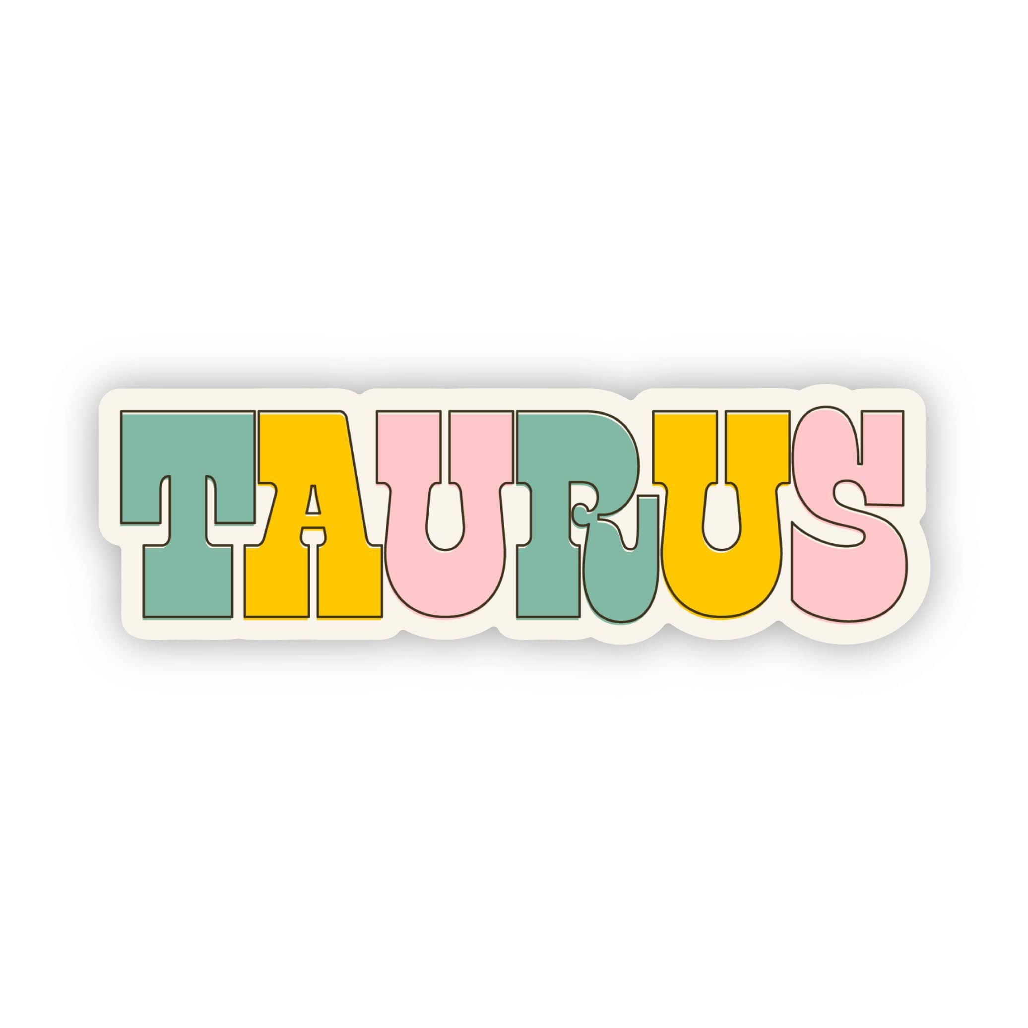  Taurus Lettering Sticker、mySite、ghnorth