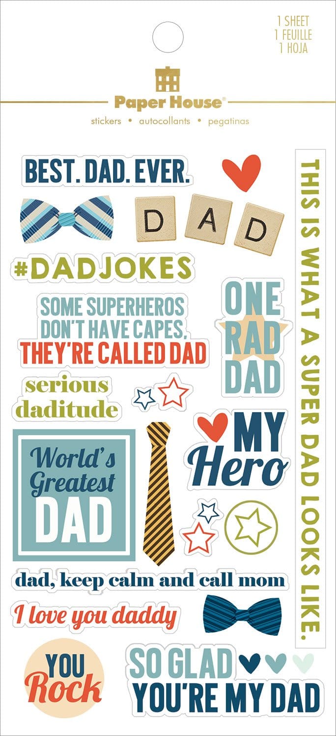  Scrapbook Stickers - Dad Family、mySite、ghnorth