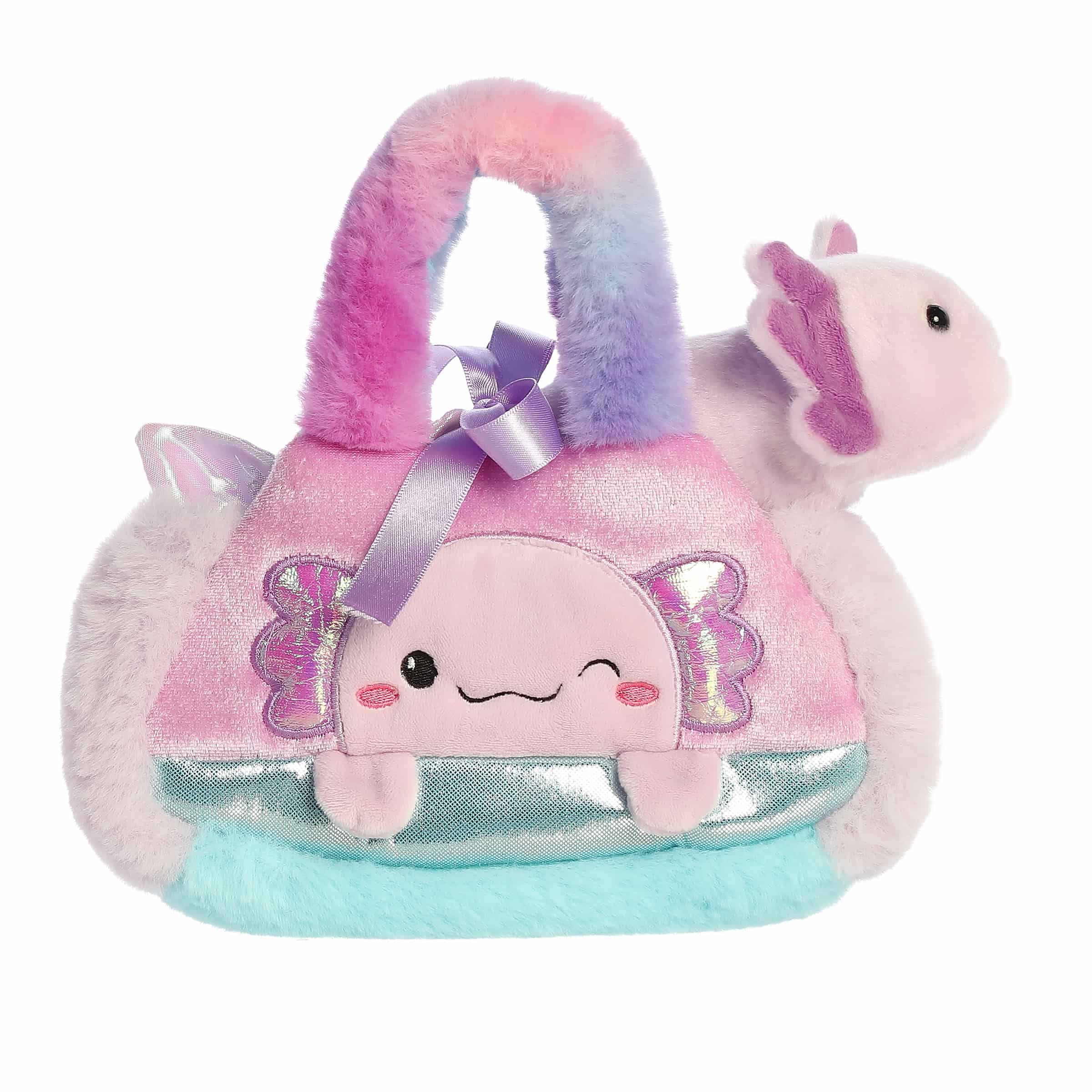 Aurora® - Fancy Pals™ - 7.5 Peek-A-Boo™ Purple Axolotl、mySite、g9winljtr