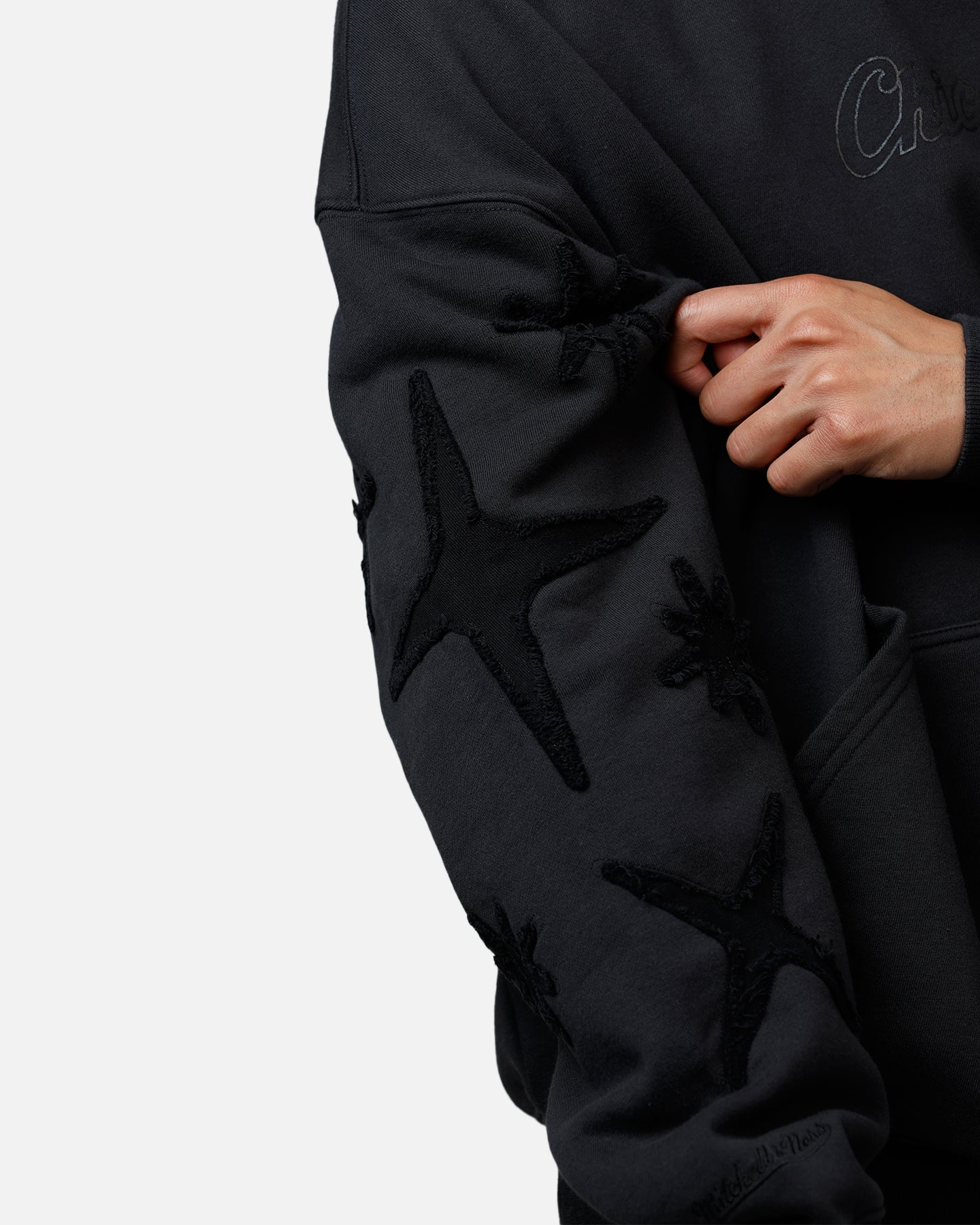 Mitchell & Ness Chicago White Sox Starburst Hoodie Faded Black、mySite、zt4zffjzw