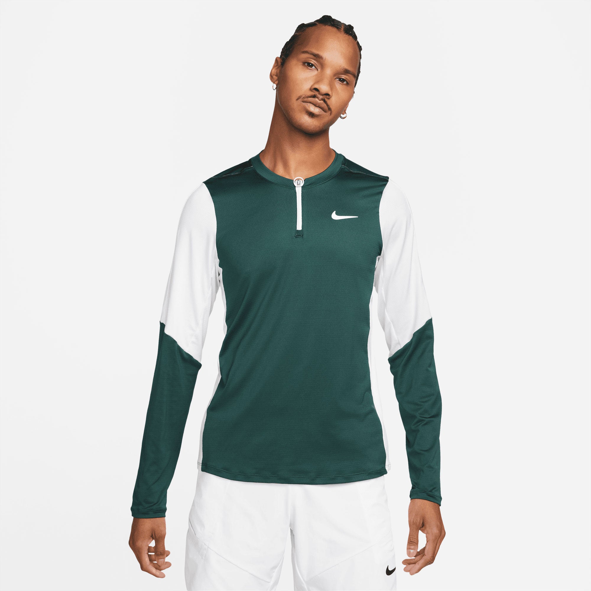 NikeCourt Dri-FIT Advantage Men's Half-Zip Tennis Shirt