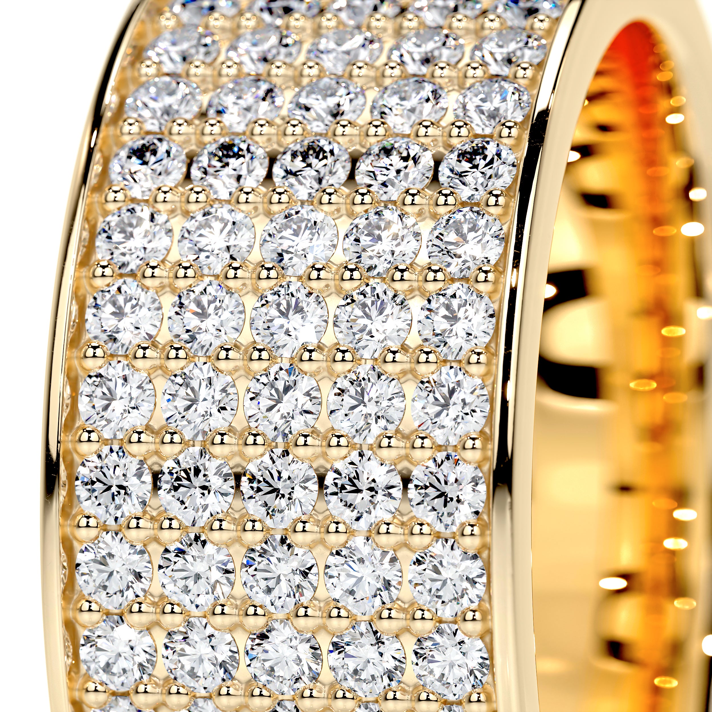 June Lab Grown Diamond Wedding Ring (1 Carat) -18K Yellow Gold、mySite、hinf8tx79