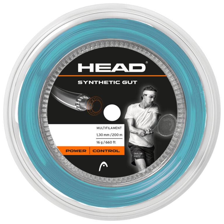 Head Synthetic Gut 16/1.30 Tennis String Reel (Blue)、mySite、neckold