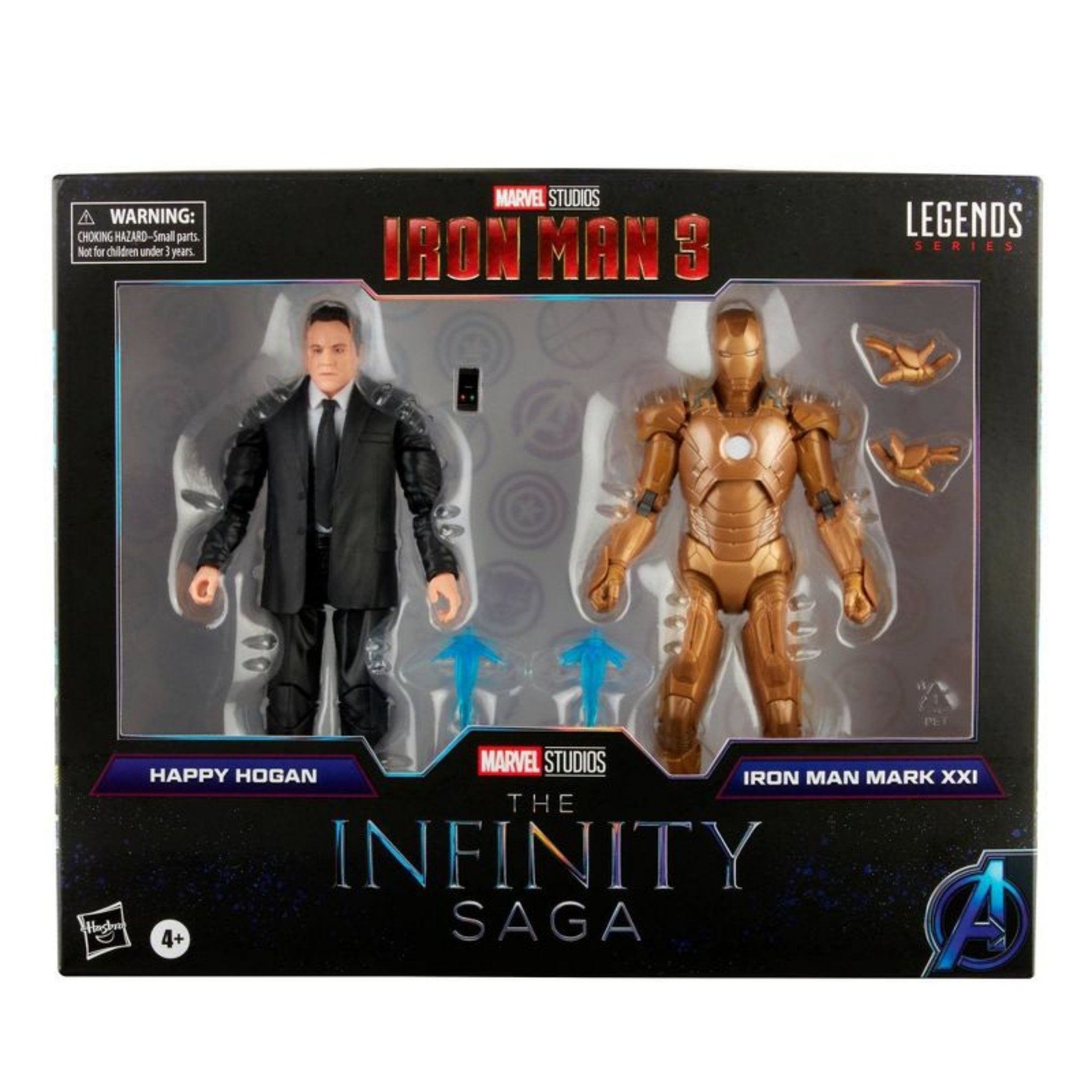 Avengers Infinity Saga Marvel Legends Happy Hogan and Iron Man Mark 21、mySite、hgirdovlk