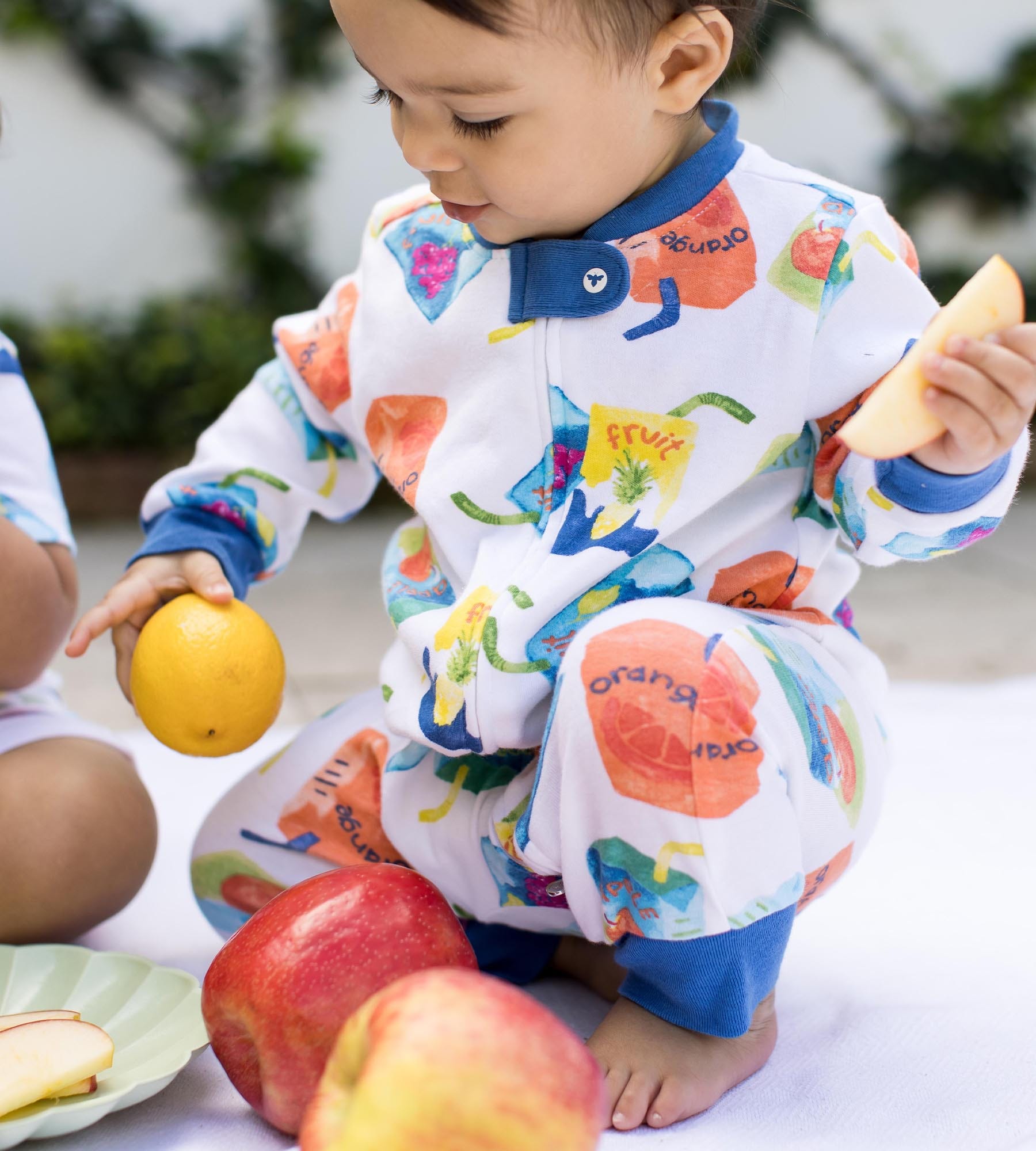 Juice Box Organic Cotton Two-Piece Pajamas、mySite、g9winljtr