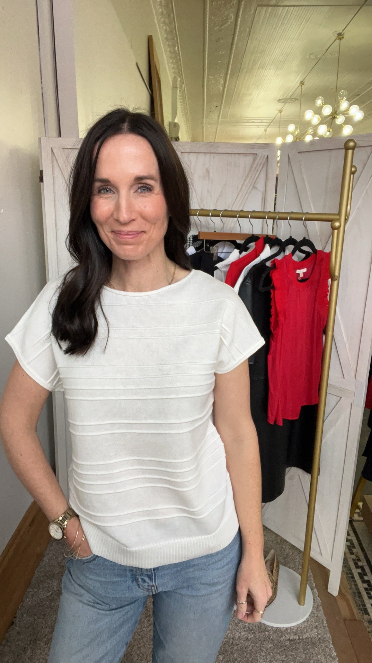 Melissa's Short Sleeve Sweater、mySite、garagedoors4me