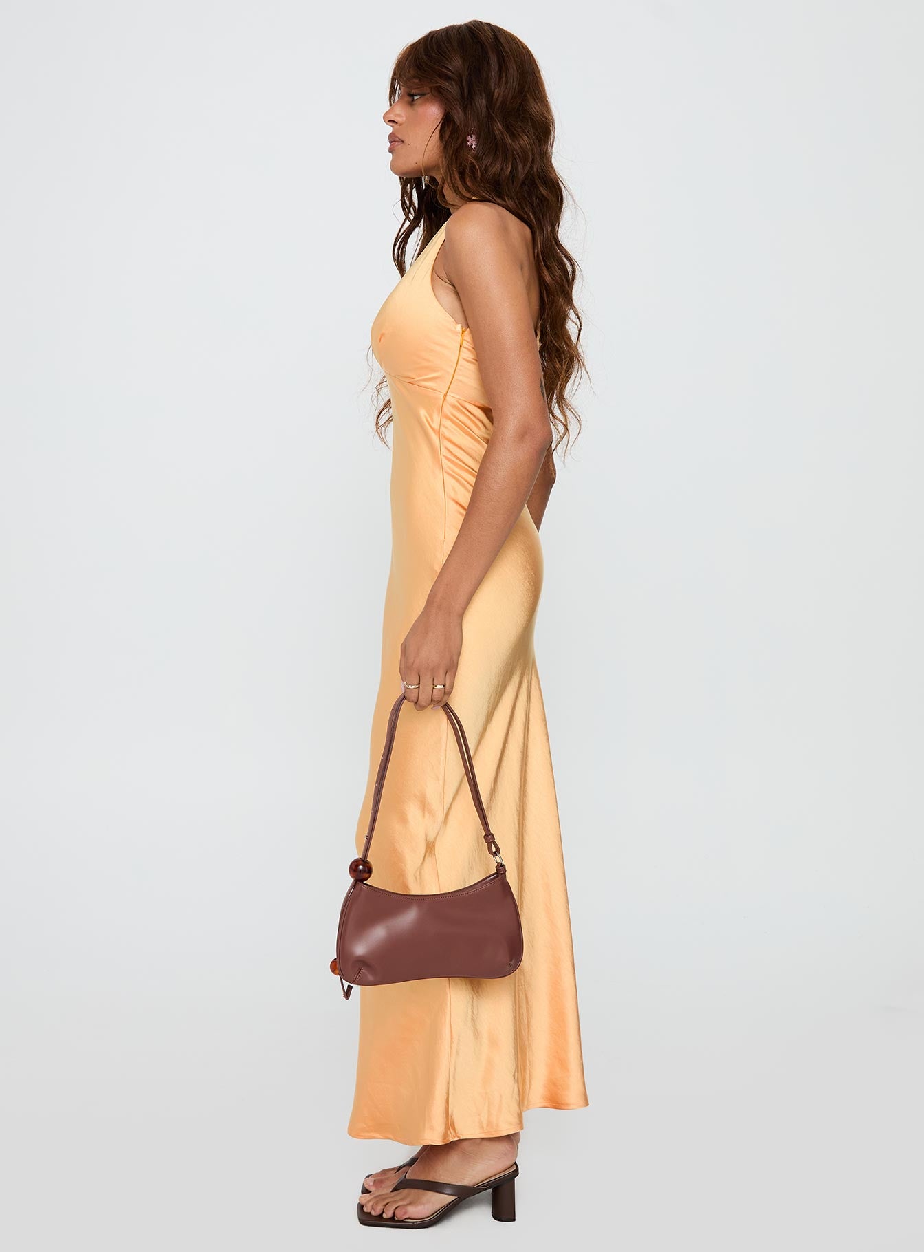 Good For You Halter Maxi Dress Orange、mySite、solidvoid