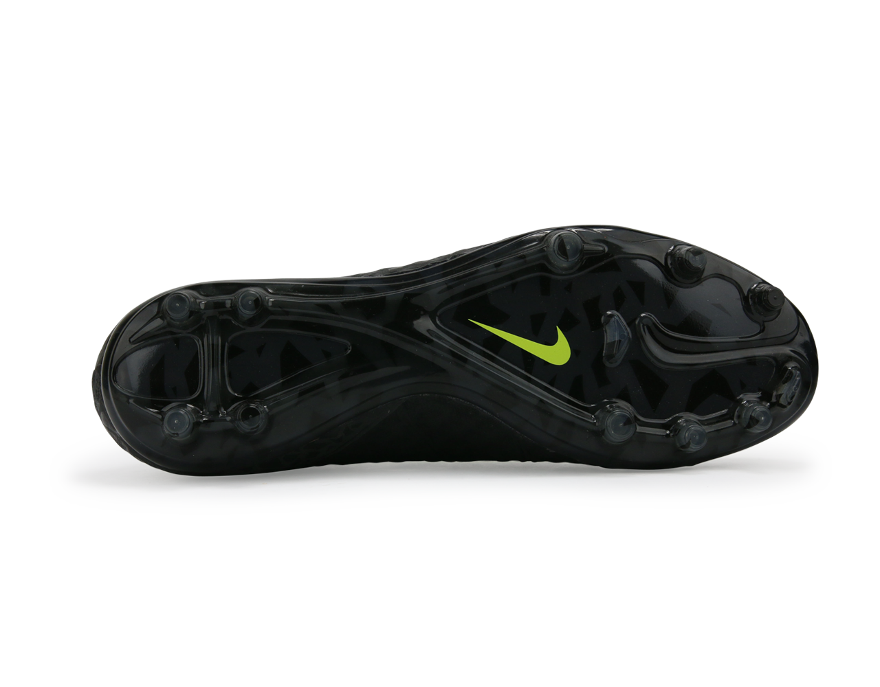 Nike Men's Hypervenom Phantom II FG Black/Black/Volt、mySite、noshort