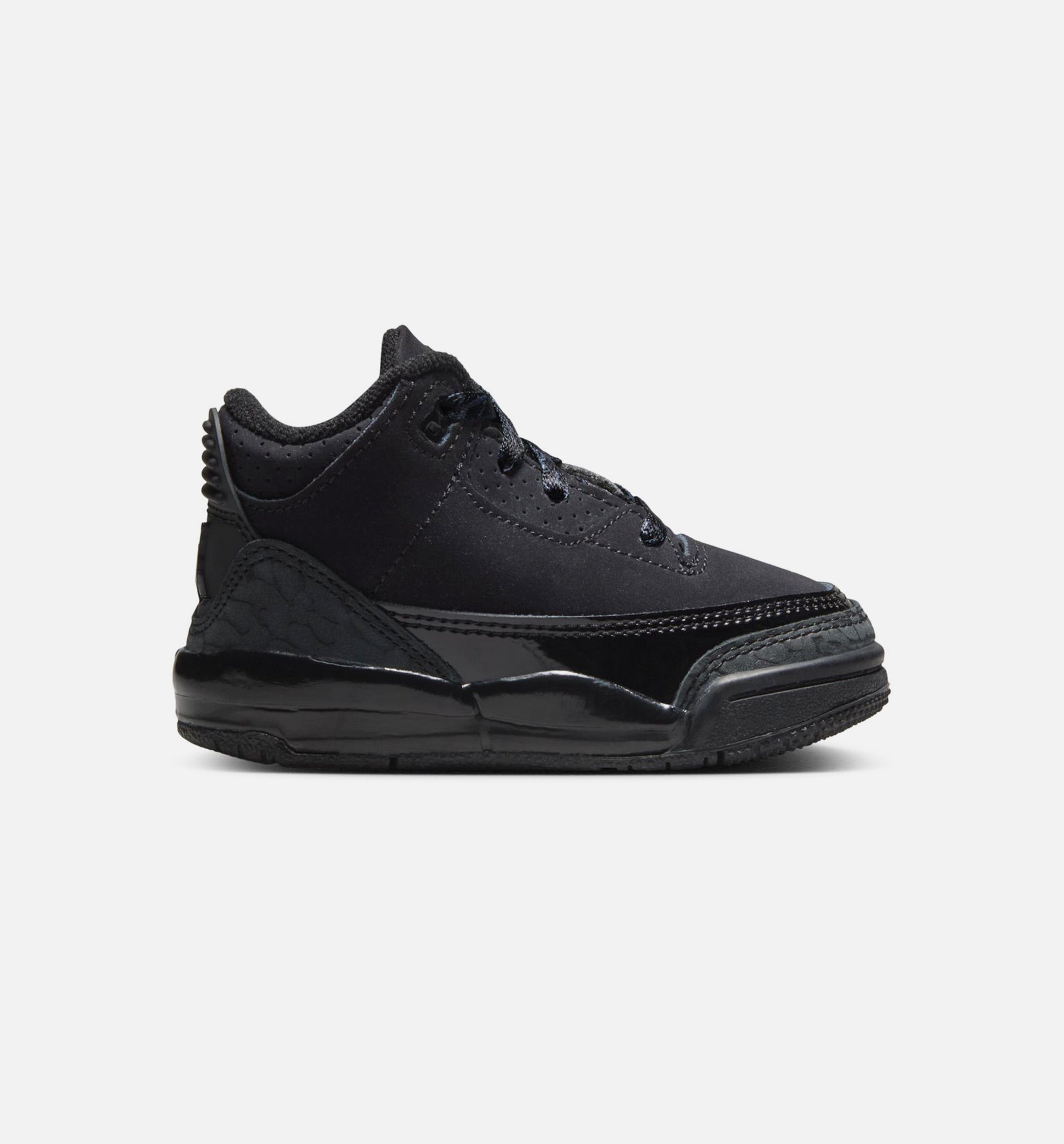 Air Jordan 3 Retro Black Cat Infant Toddler Lifestyle Shoe - Black/Dark Charcoal/Black Free Shipping、mySite、dreamappss