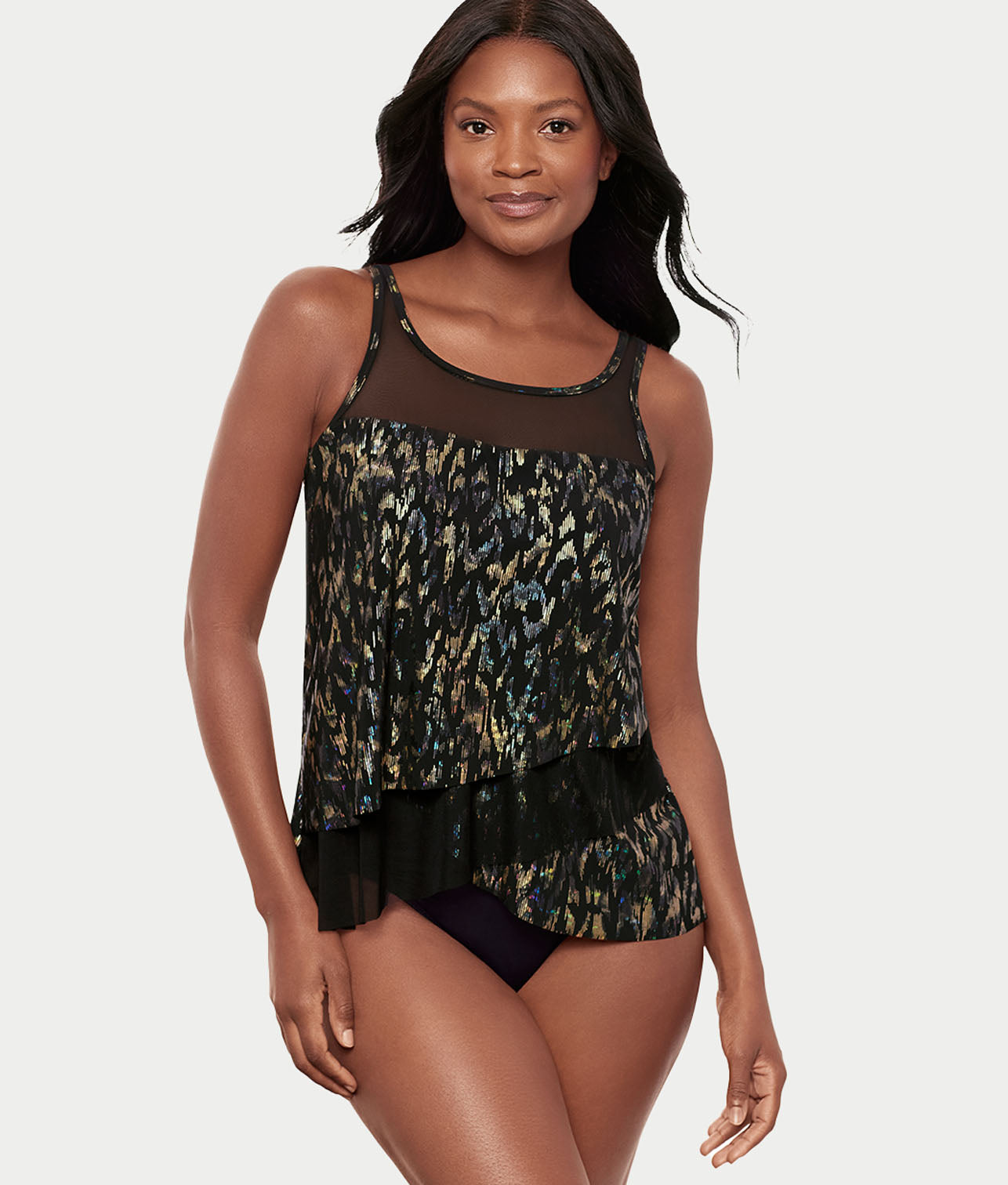  Sparkle Plenty Mirage Underwire Tankini Top、mySite、justintrudeaud