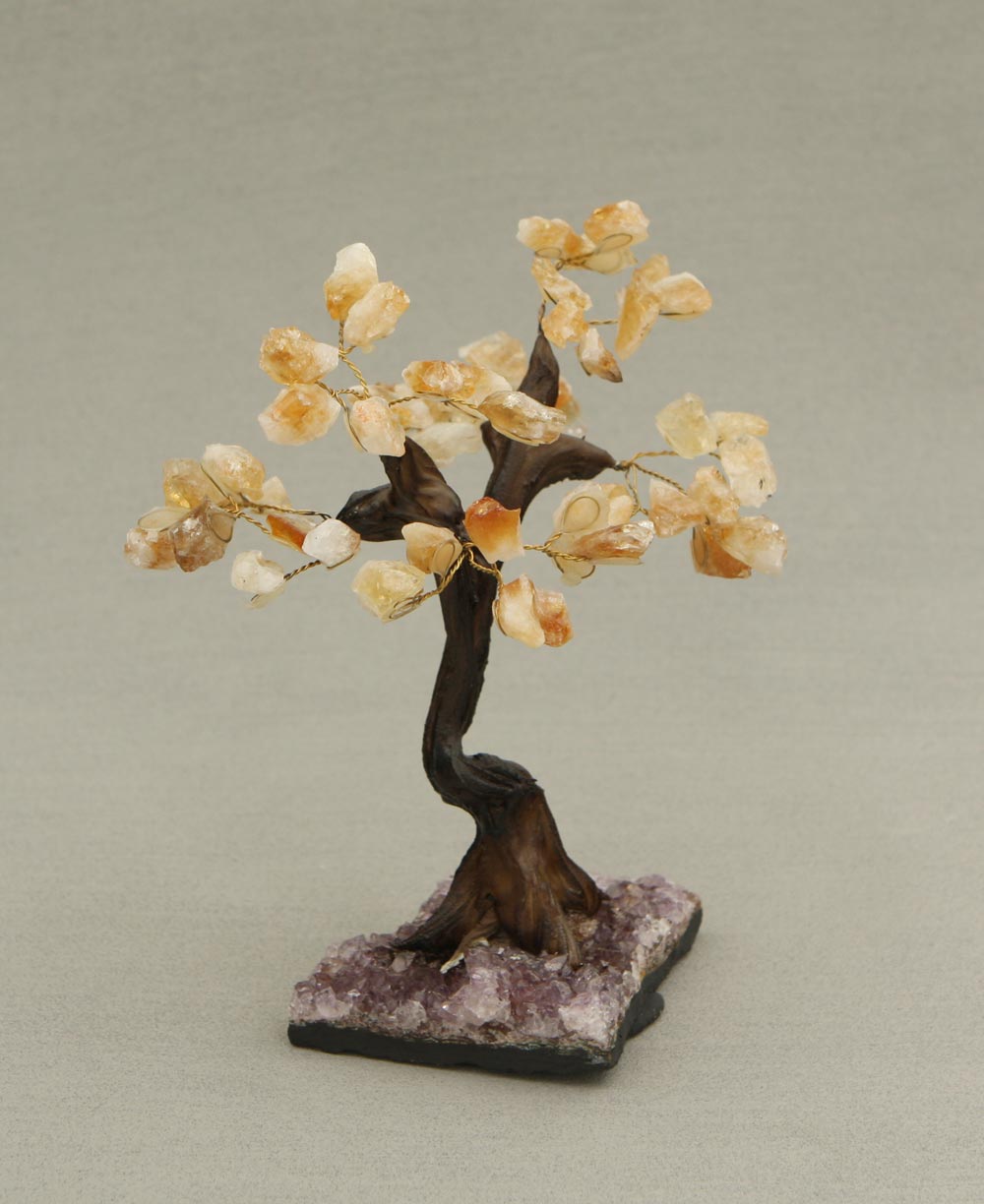 Citrine Gemstone Bonsai Tree、mySite、topwebapps
