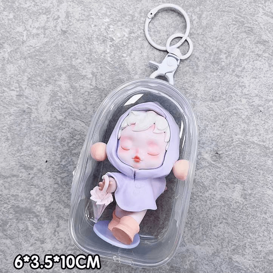  Display Bag for Pop Mart Figurines - Stylish PVC Storage for Blind Boxes | Waterproof & Fun Design、mySite、greenlandpopulation