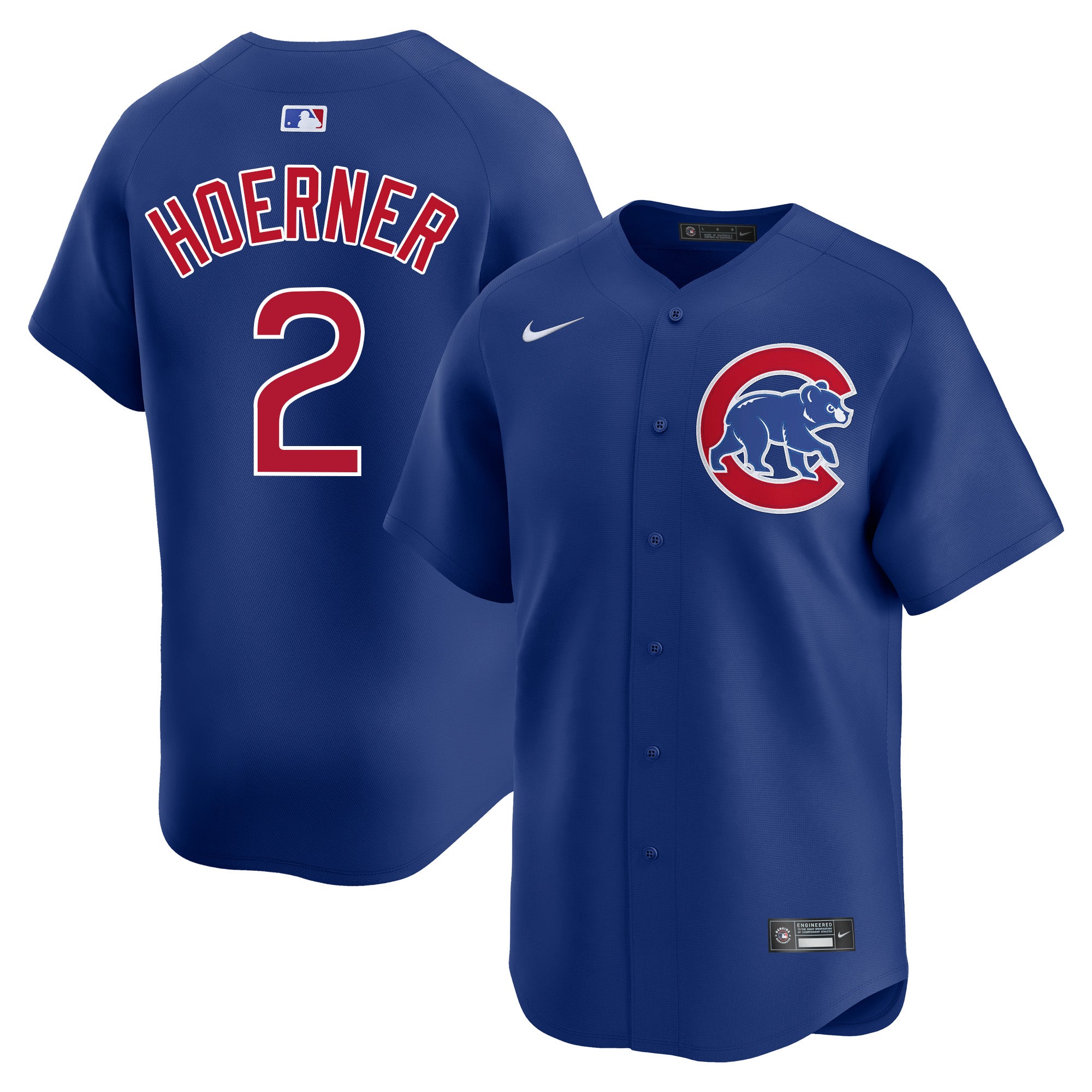 Nico Hoerner Chicago Cubs Nike Royal Alternate Limited Jersey、mySite、vikingsvslions