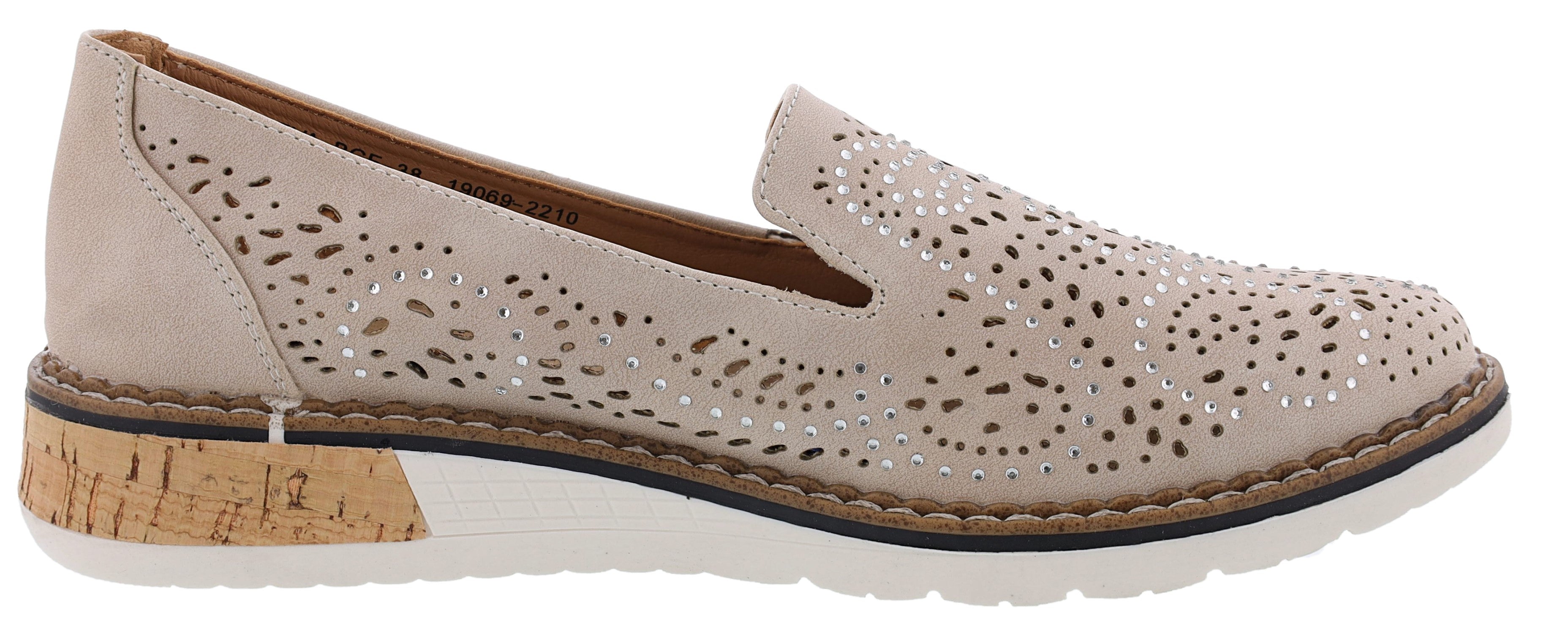 Patrizia Geva Bedazzled Slip On Shoes、mySite、dreamappss