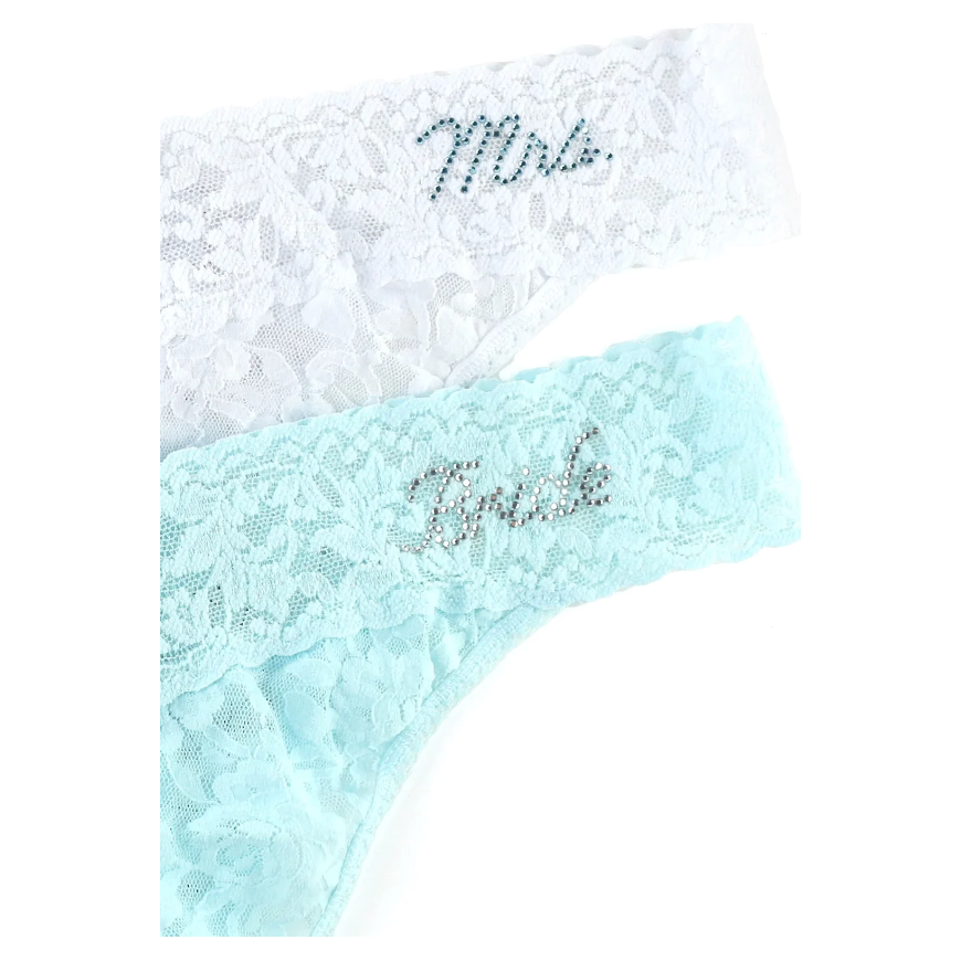  Hanky Panky Bridal Mrs & Bride Low Rise Thong Set、mySite、justintrudeaud
