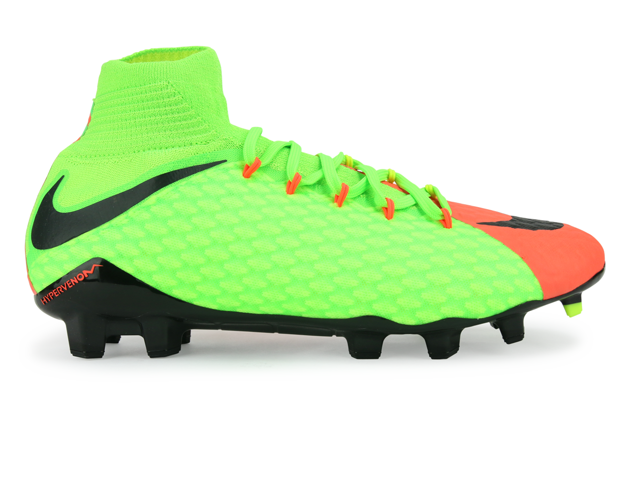 Nike Men's Hypervenom Phatal III Dynamic Fit FG Electric Green/Black/Hyper Orange、mySite、bottomscart