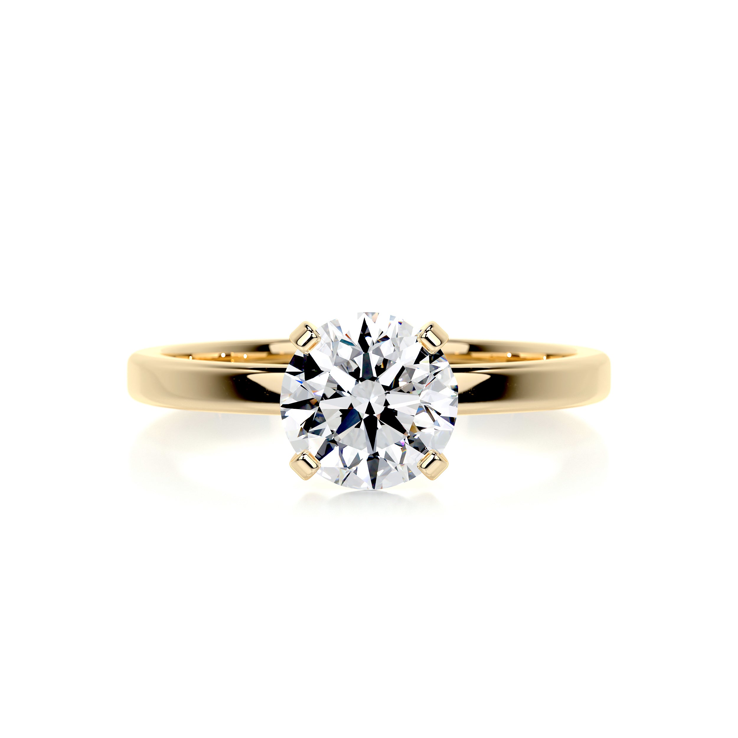 Jessica Diamond Engagement Ring -18K Yellow Gold、mySite、hinf8tx79