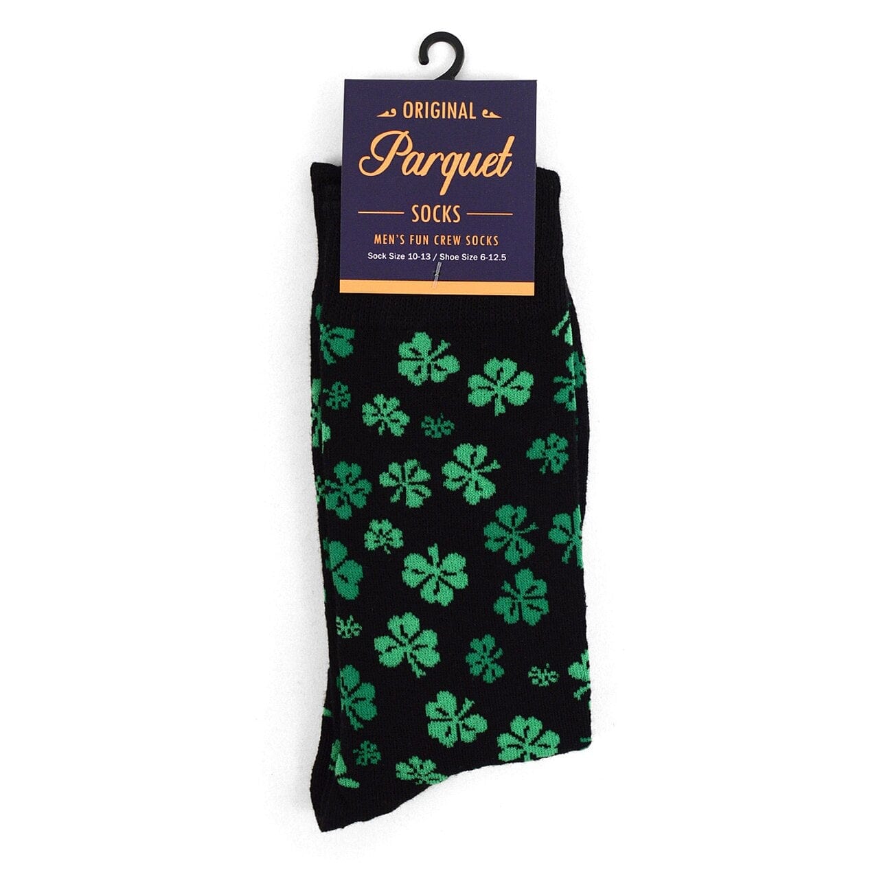 St Patrick's Day Four Leaf Clover Socks Men's & Women's Size Crew、mySite、g9winljtr