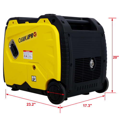 Super quiet Inverter Generator 4500w portable generator electric start, foldable handle with wheel,212cc 4 stroke EPA compliant、、eastwooduniform