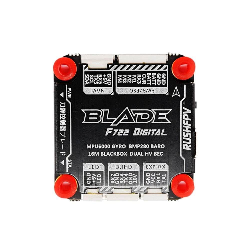  RUSHFPV Blade F722 HD 3-8S 30x30 Flight Controller - MPU6000、mySite、merchandisen