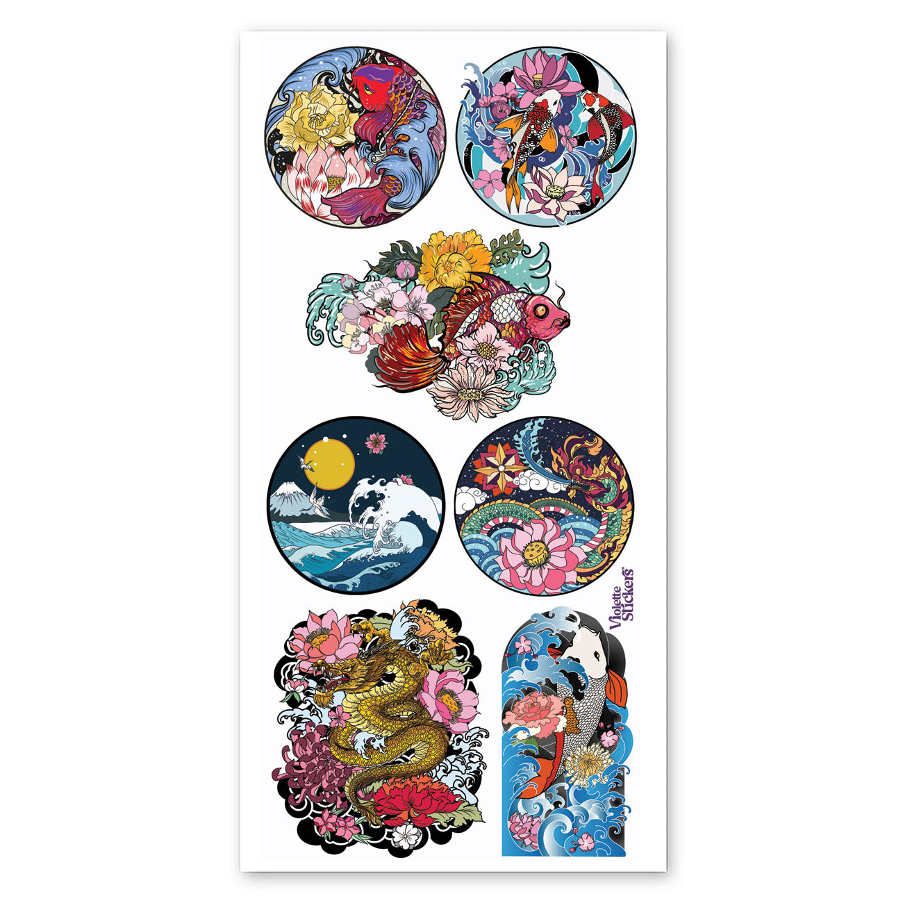  Japanese Tattoos Stickers、mySite、ghnorth