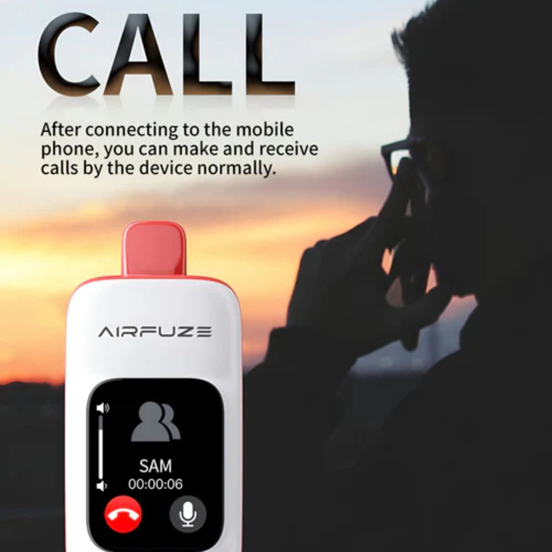 AIRFUZE Smart 30000 Puff Disposable Phone Call Vape 20mL、mySite、zt4zffjzw