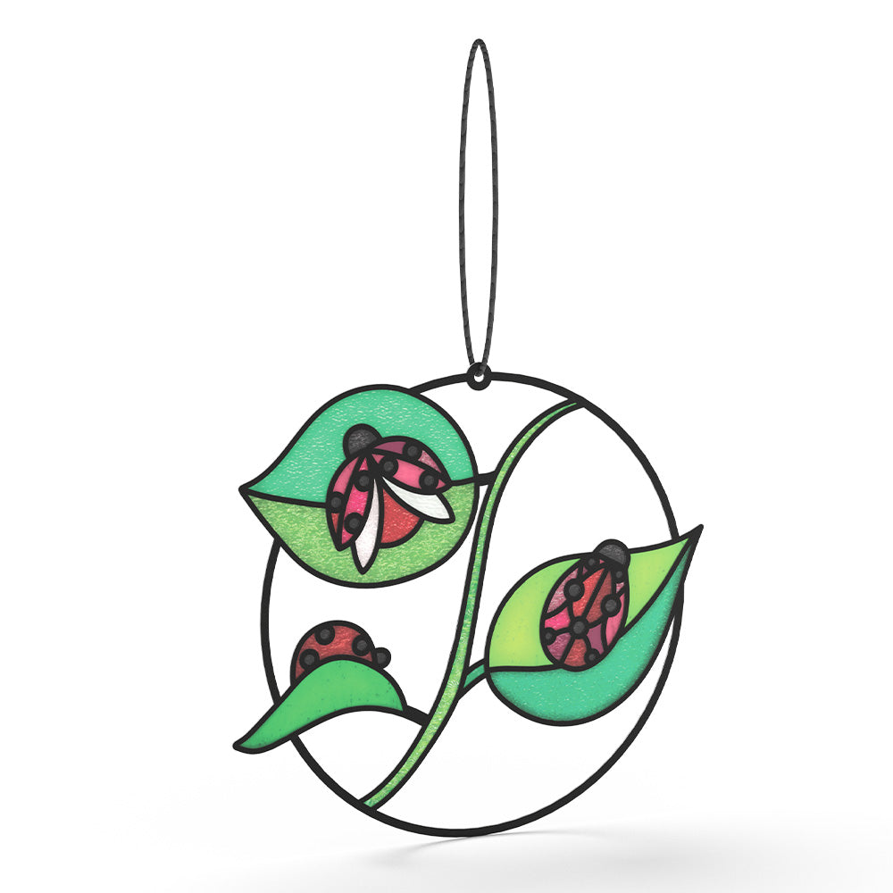 Small Things with Big Meaning Ladybug Suncatcher Card、mySite、solidvoid