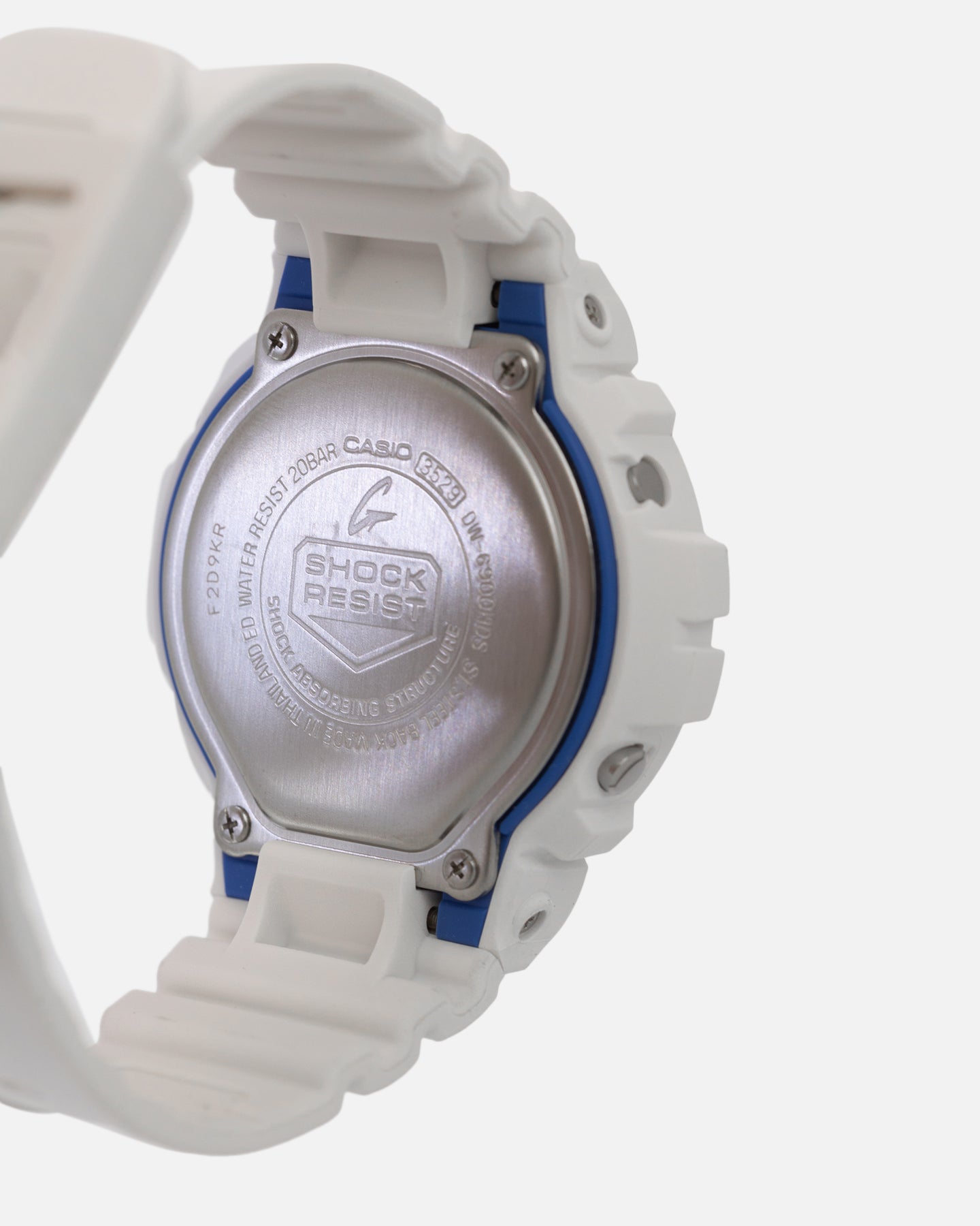 G Shock DW6900HDS-7D Watch White/Blue、mySite、zt4zffjzw