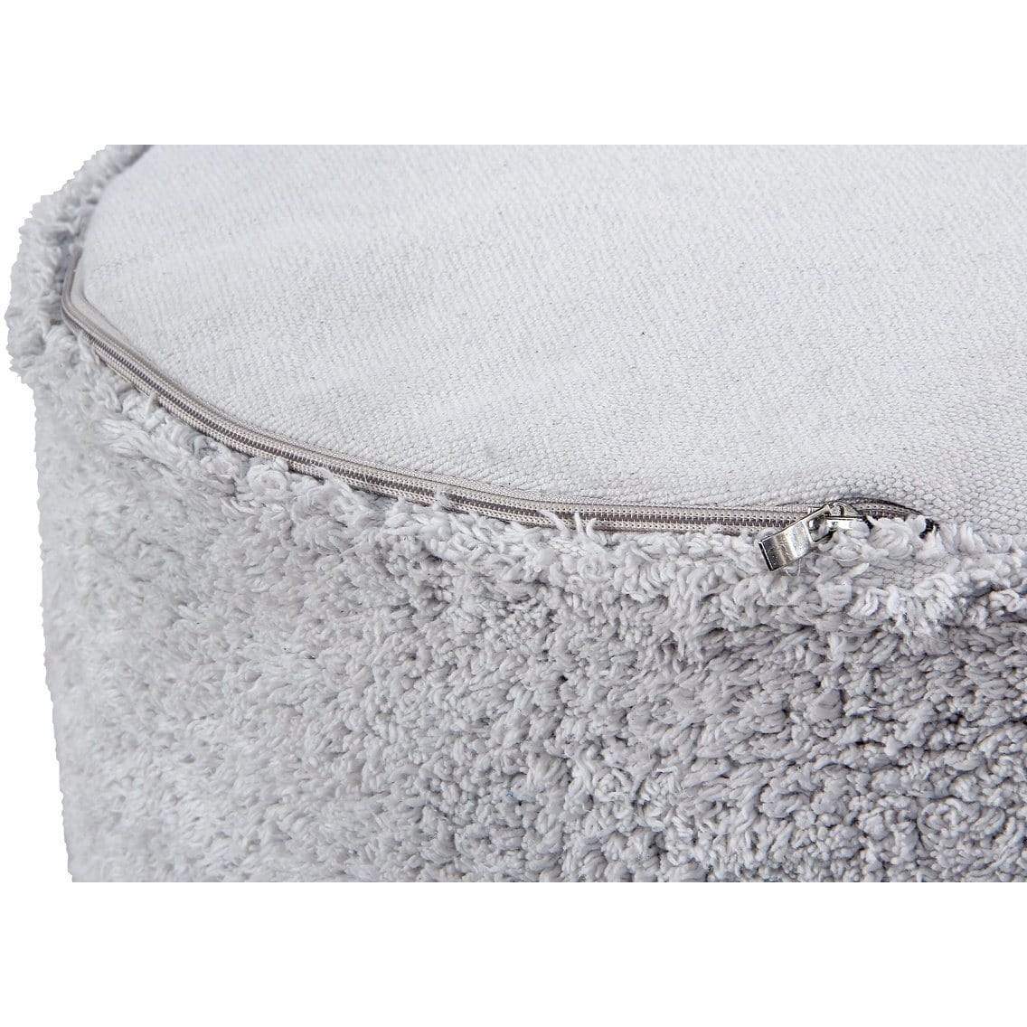 Chill Pearl Grey Pouffe、mySite、gigharbornorthrealestate