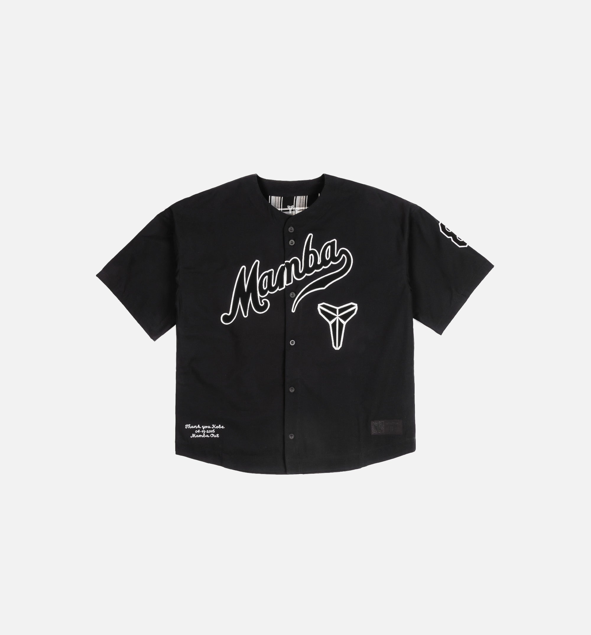 Kobe Mamba Mens Baseball Jersey - Black/White、mySite、dreamappss