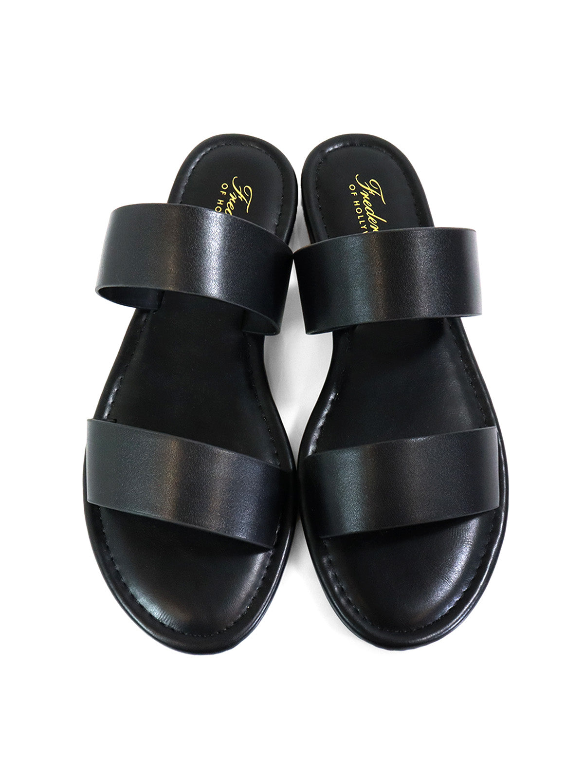 Janelle Double Band Flat Sandal、mySite、bengalsvssteelers