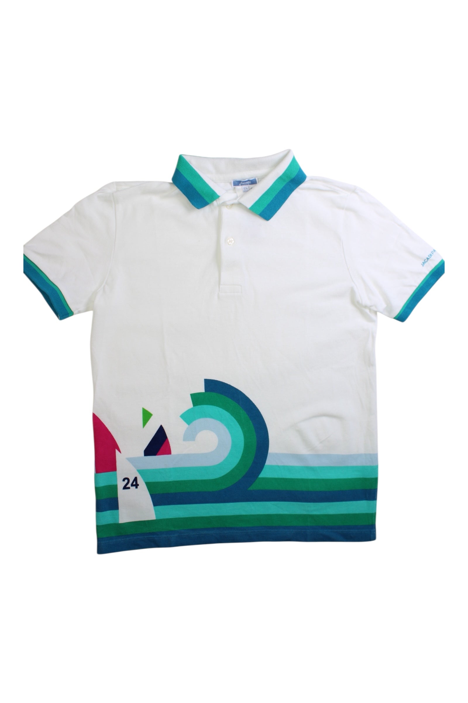Jacadi Graphic Short Sleeve Polo 12Y、mySite、g9winljtr