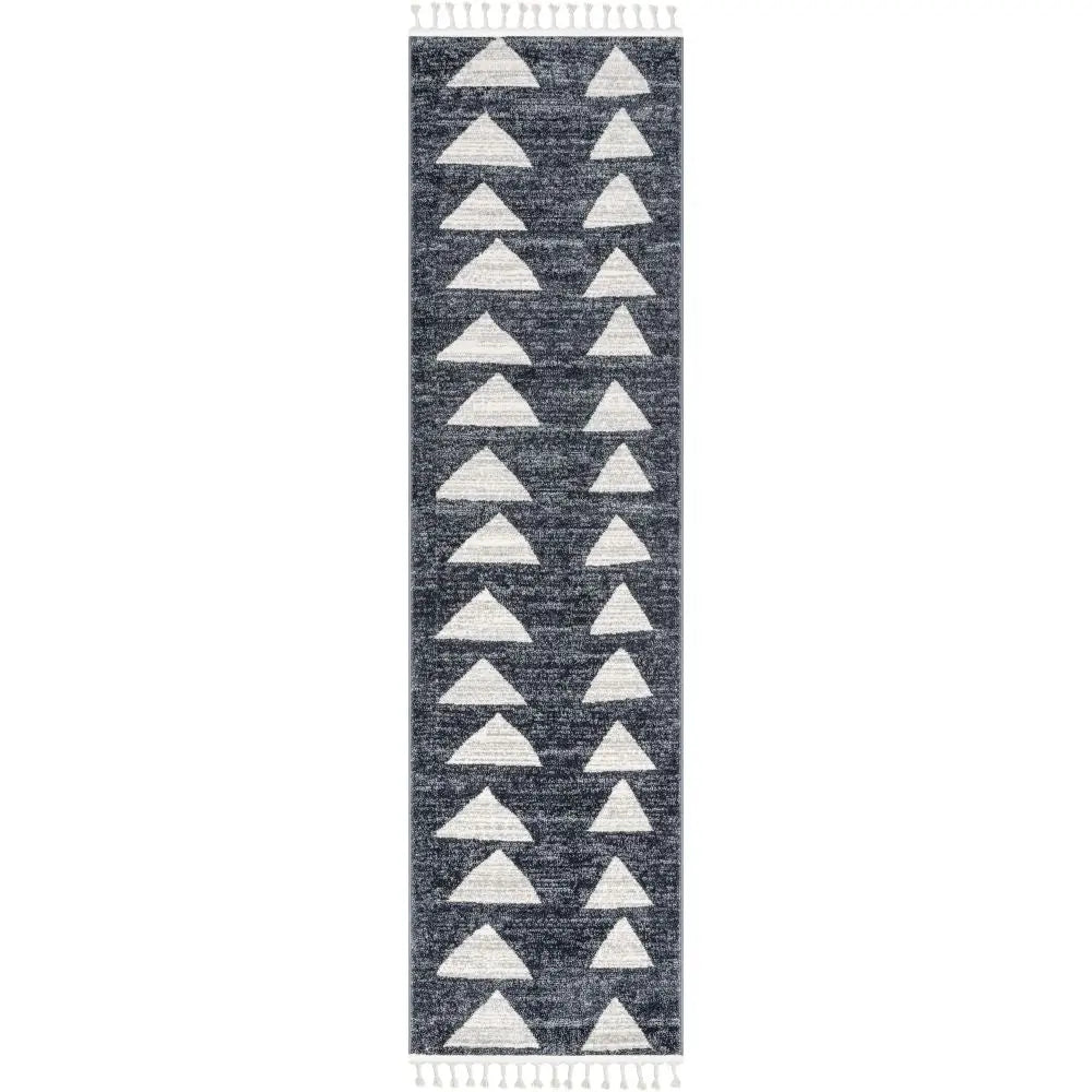 Triangles Modern Geometric Pattern Grey Kids Rug、mySite、gigharbornorthrealestate