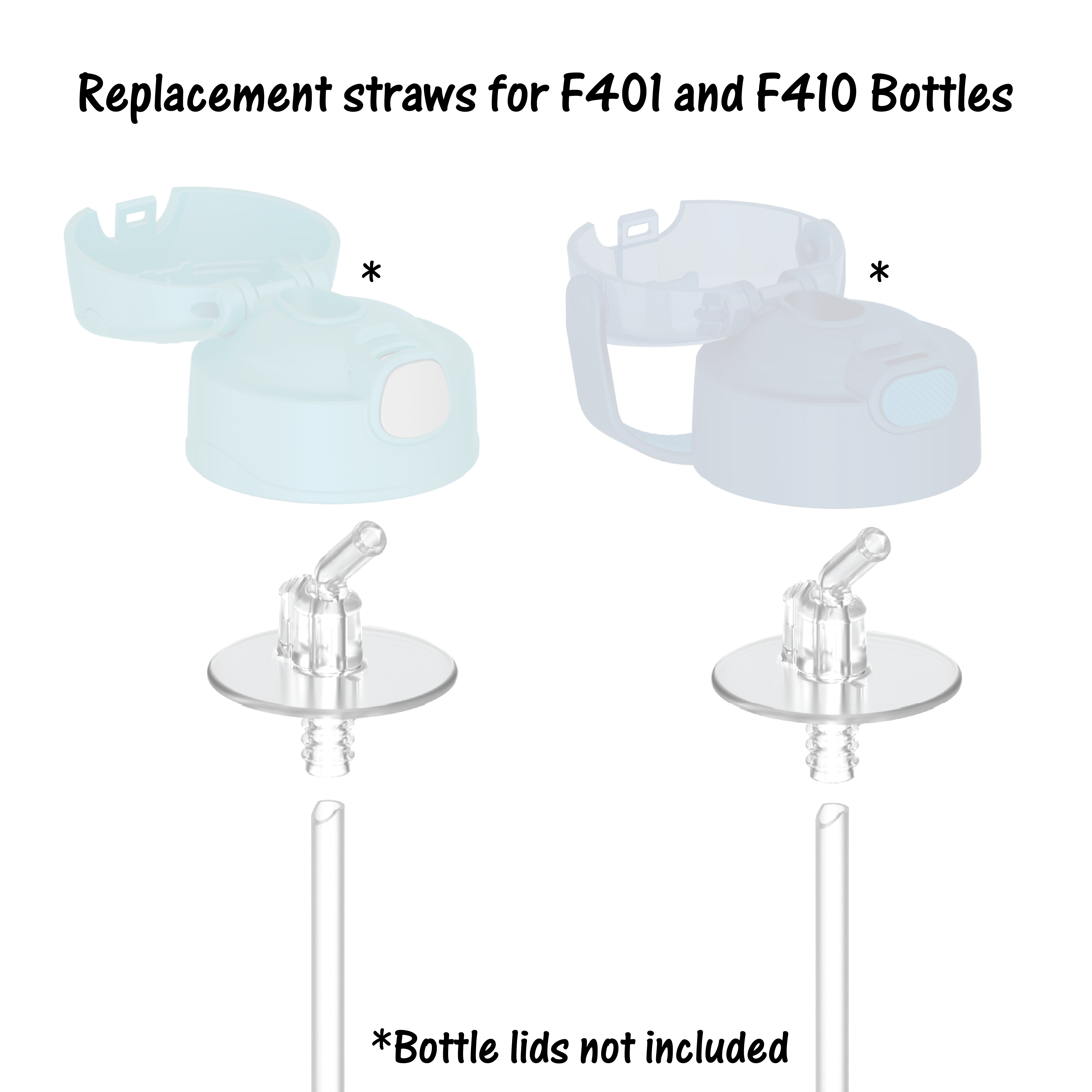 12oz FUNTAINER® BOTTLE REPLACEMENT STRAWS 2-PACK、mySite、noshort