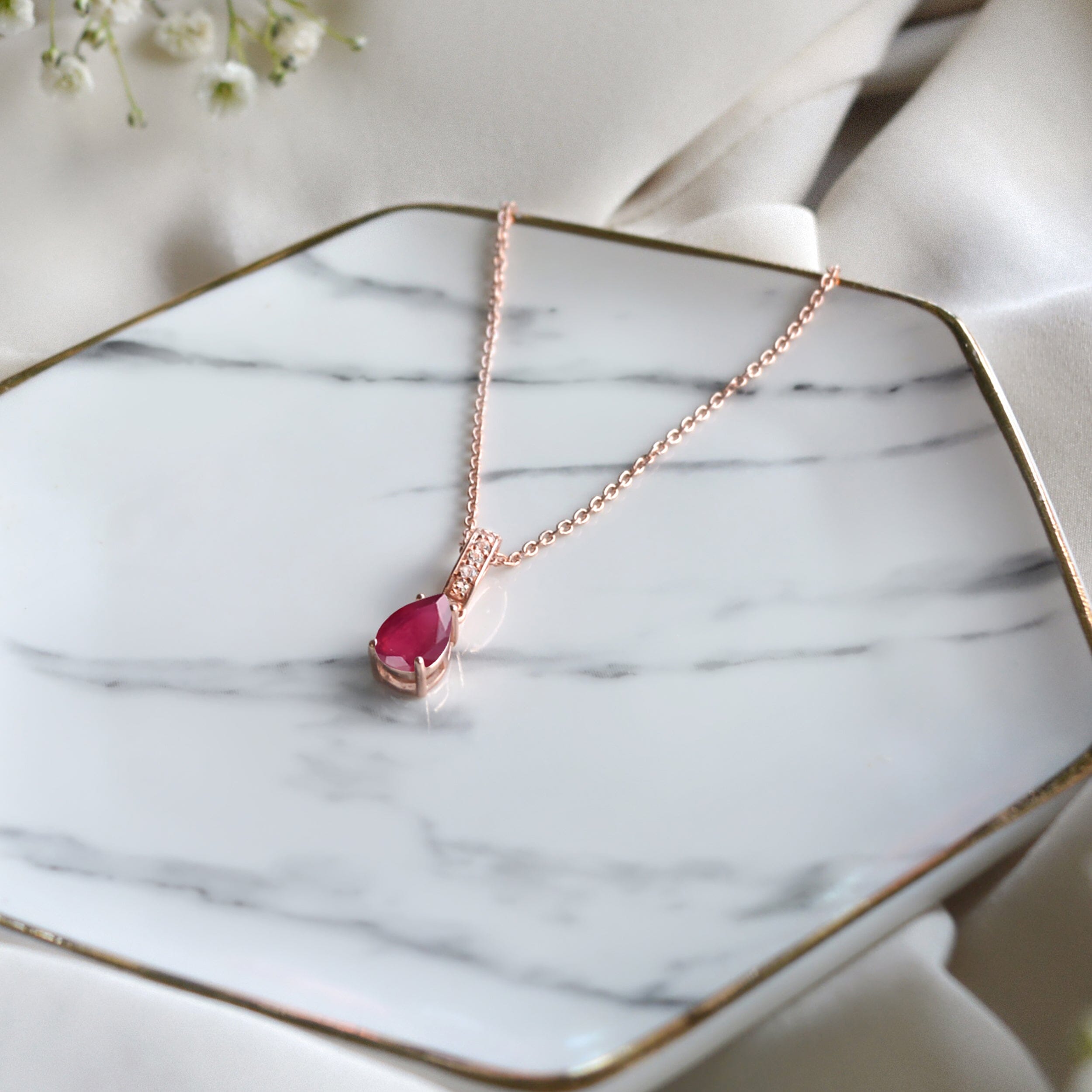 Ruby Necklace Sway - July Birthstone、mySite、hinf8tx79