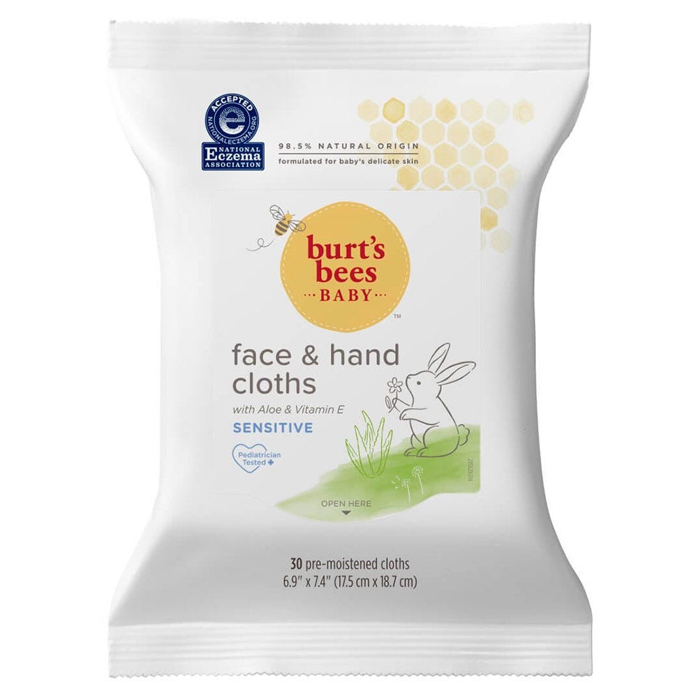  Burt's Bees Baby Face & Hand Cloths - 30 Wipes、mySite、layawaytickets