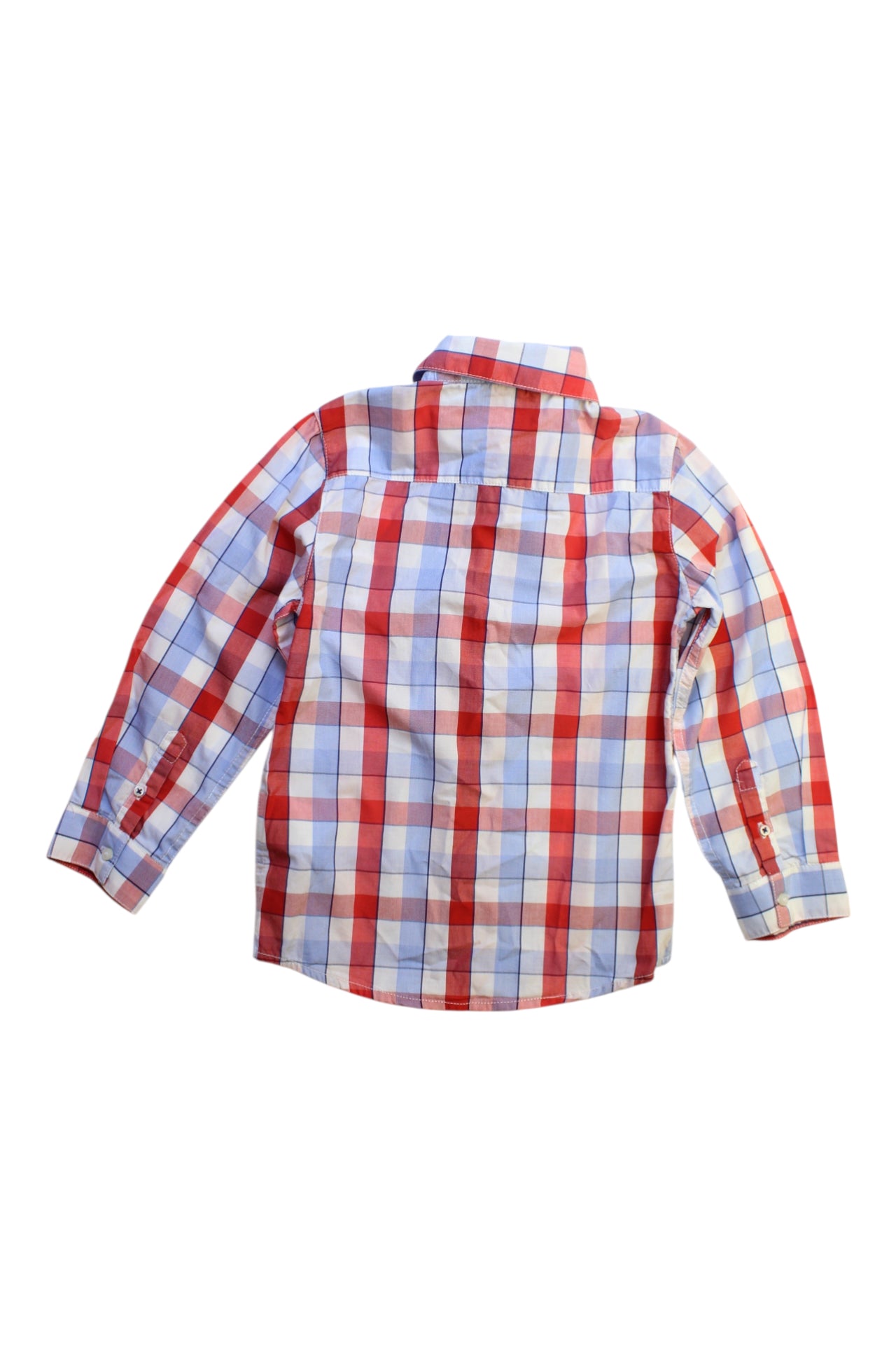 Mayoral Button-Down Checkered Shirt 4T、mySite、g9winljtr