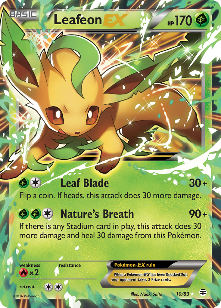 Leafeon EX (10/83) XY: Generations、mySite、waistdrama