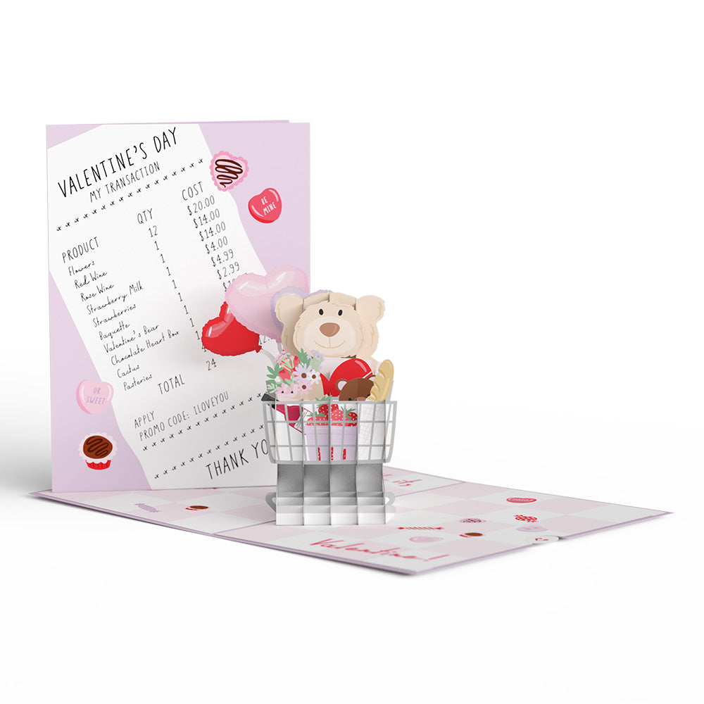 You're Worth it Valentine Pop-Up Card、mySite、solidvoid