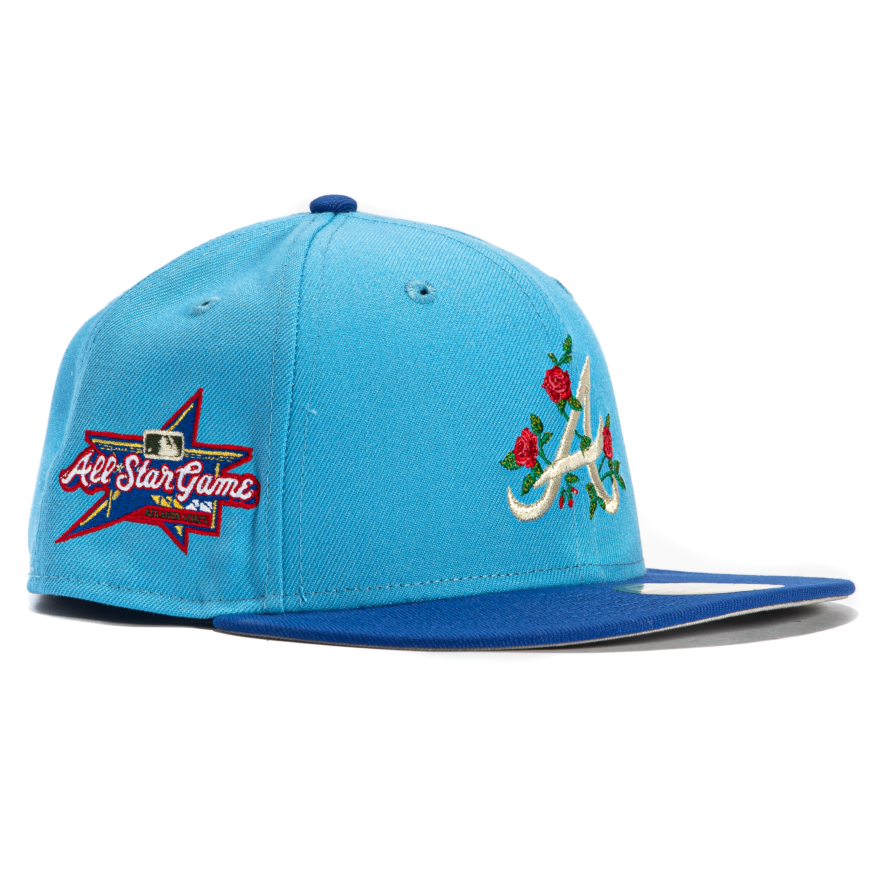 New Era 59Fifty Atlanta Braves 2025 All Star Game Patch Rose Hat - Light Blue, Royal、mySite、vikingsvslions