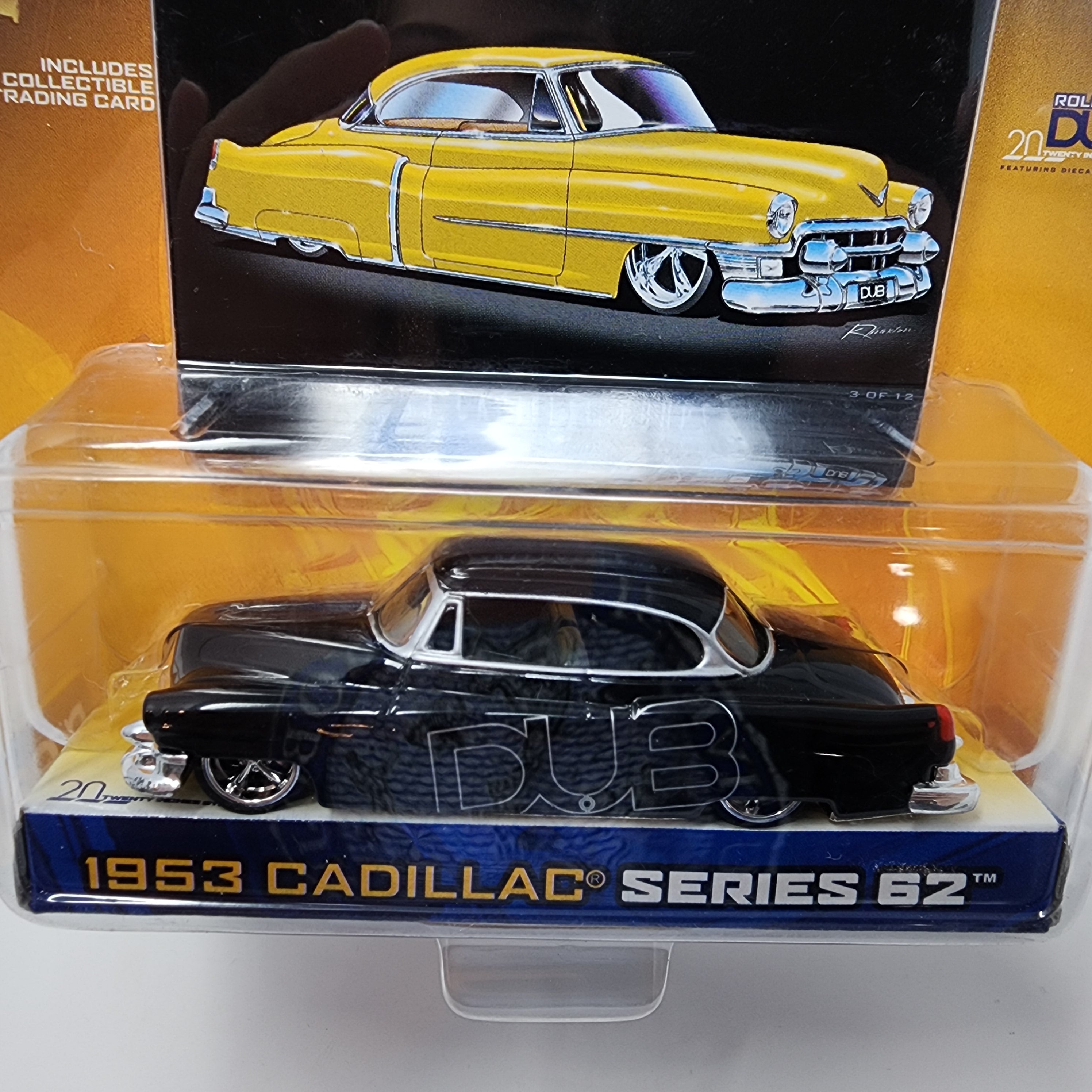 1953 Cadillac Series 62 * Black * Jada Toys 1:64 Scale Dub City Oldskool、mySite、hgirdovlk