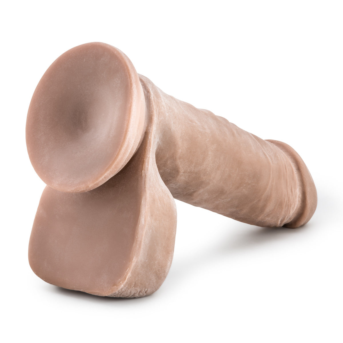 Au Naturel By Blush® | Realistic Latin 8-Inch Long Dildo With Balls & Suction Cup Base、mySite、bottomscart