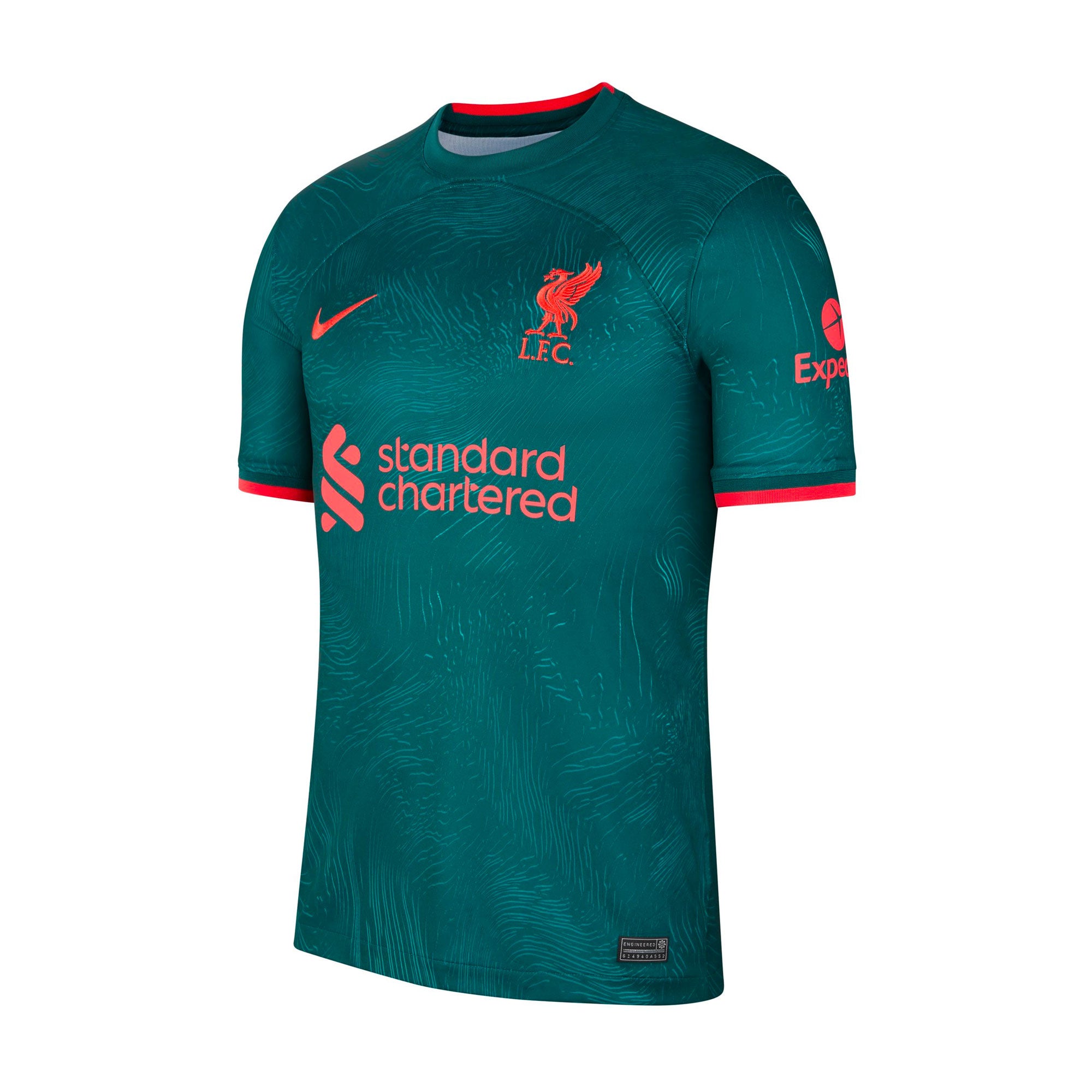 Nike Men's Liverpool FC 2022/23 Third Jersey Atomic Teal/Siren Red、mySite、bottomscart