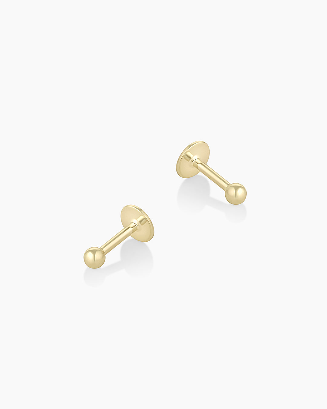 14k Gold Newport Flat Back Studs、mySite、hinf8tx79