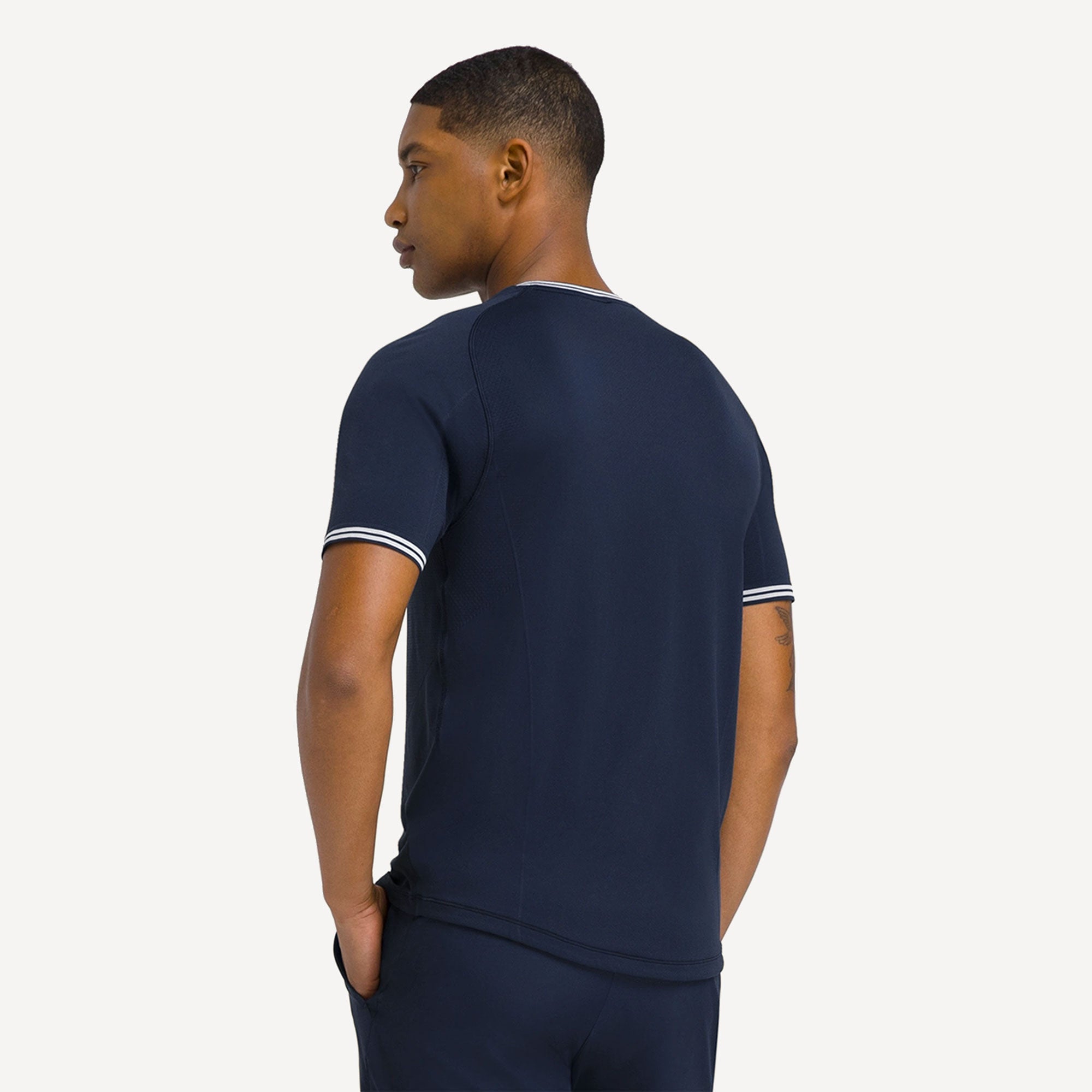 Wilson Court Performance Men's Tennis Shirt、mySite、neckold