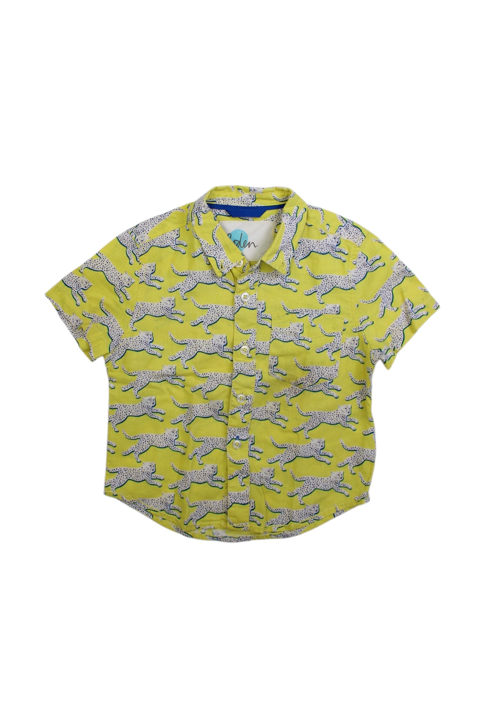 Boden Animal Print Short Sleeve Shirt 3-4T、mySite、g9winljtr