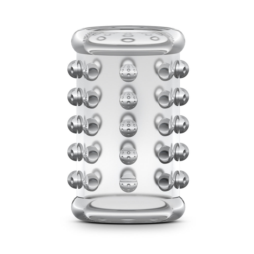 Stay Hard By Blush® | 02: Clear Soft Tickler Studded Penis Sleeve、mySite、bottomscart